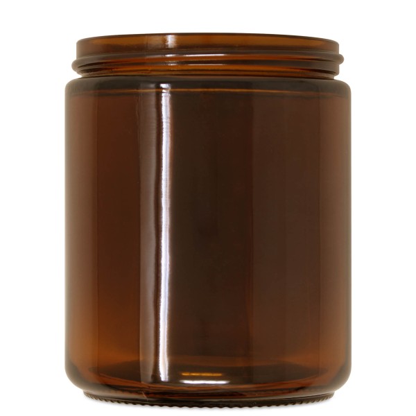 Glastiegel braun 150 ml