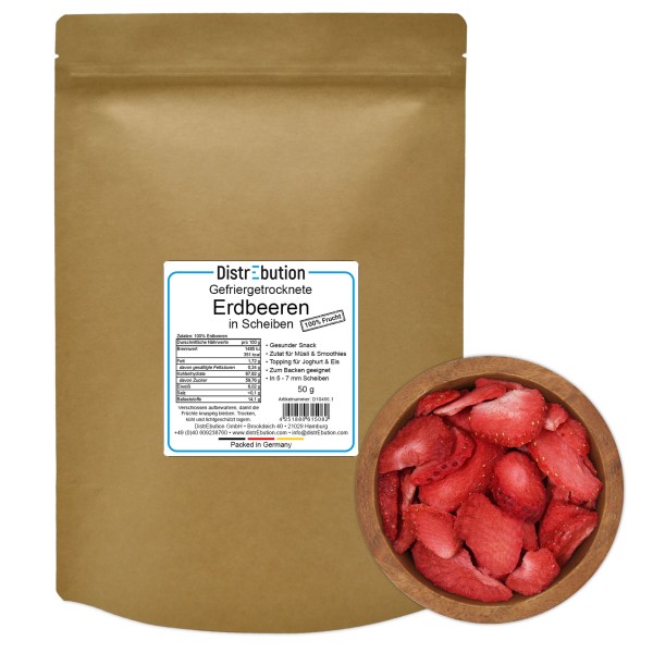 Gefriergetrocknete Erdbeeren
