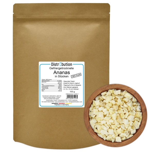 Gefriergetrocknete Ananas