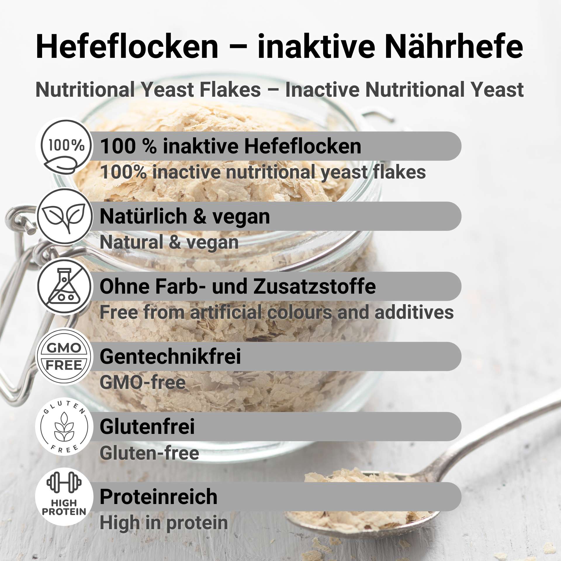 Yeast Flakes – Inactive Nutritional Yeast