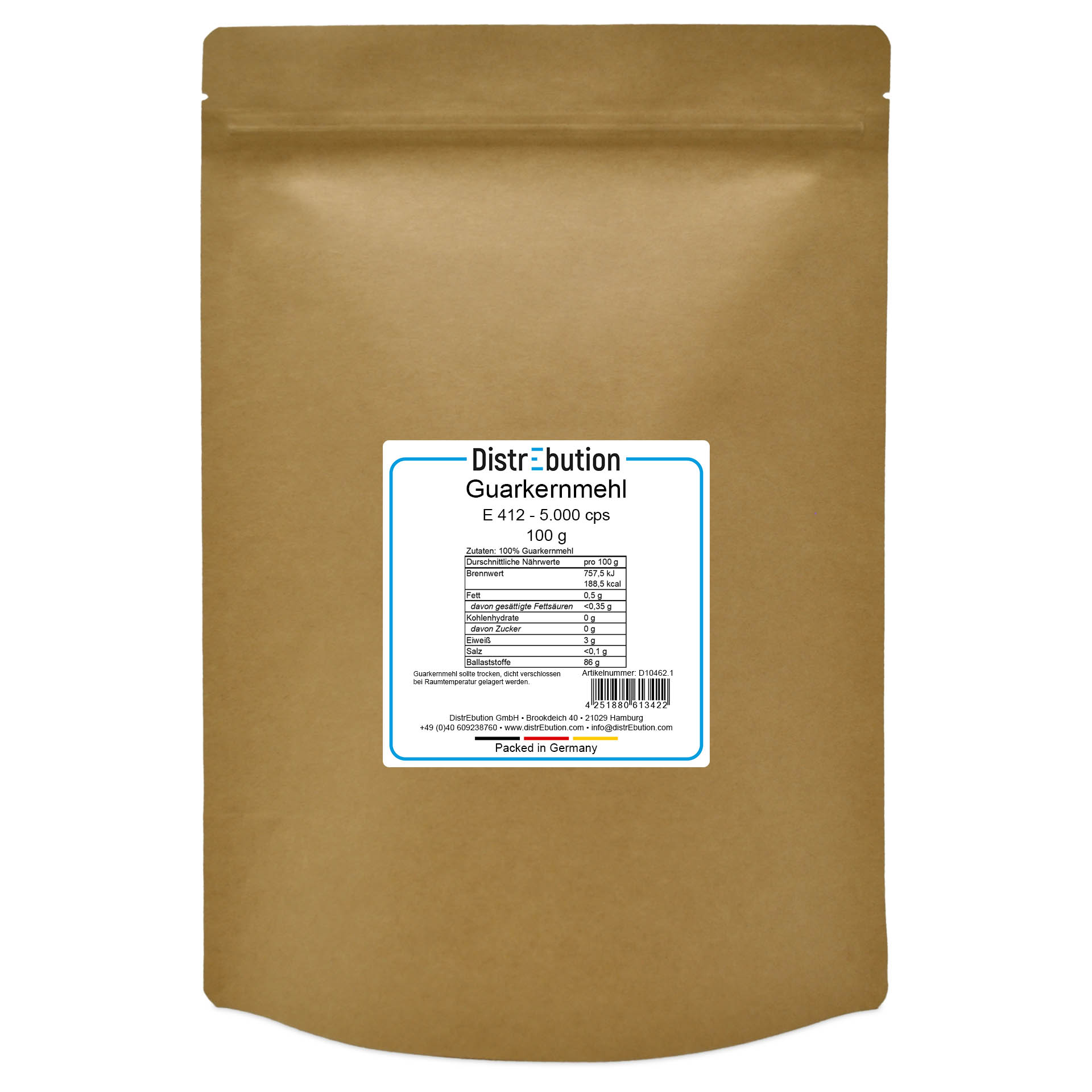 Guar Gum Powder Food Grade E 412 - 5000 pcs