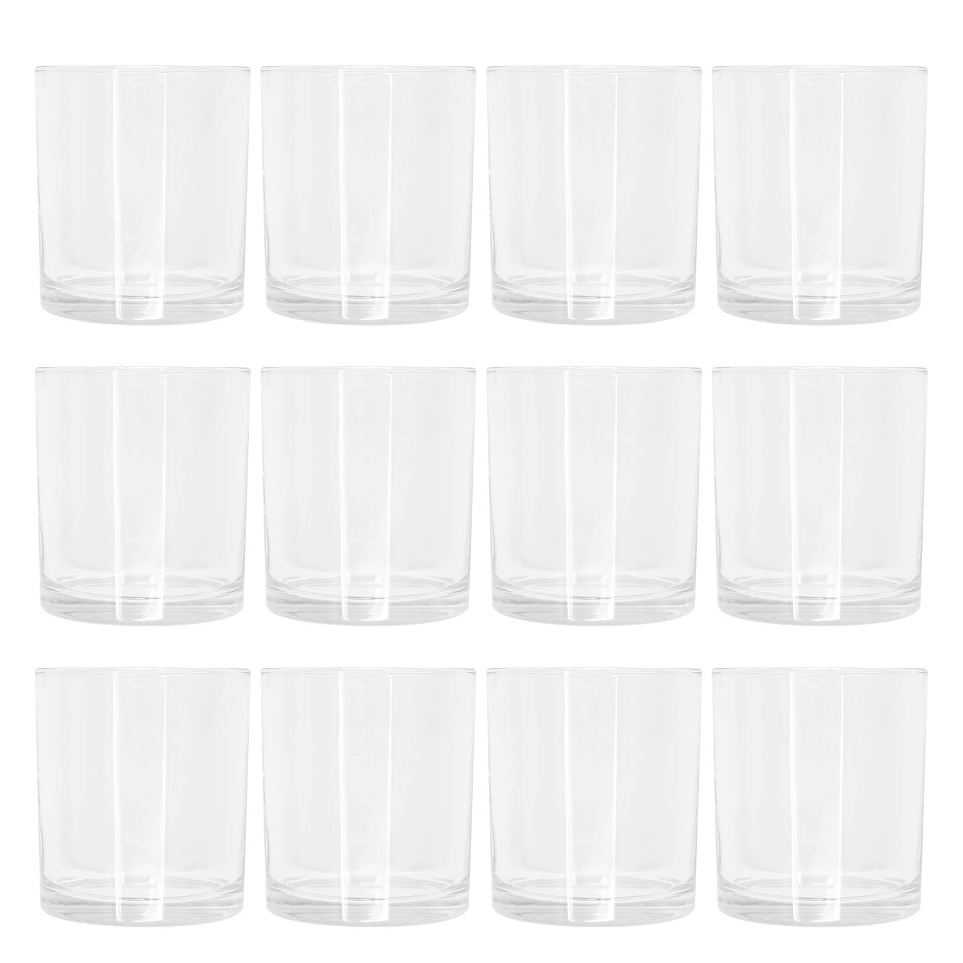 Glass Candle Jar Clear 300 ml 12 pieces