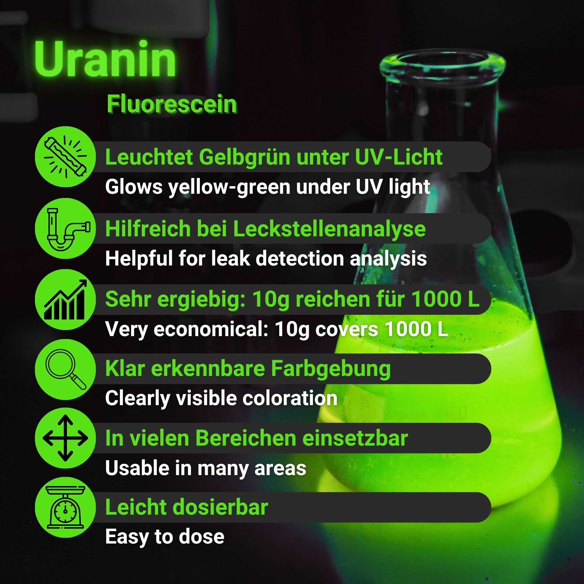 Fluorescein - Coloring powder