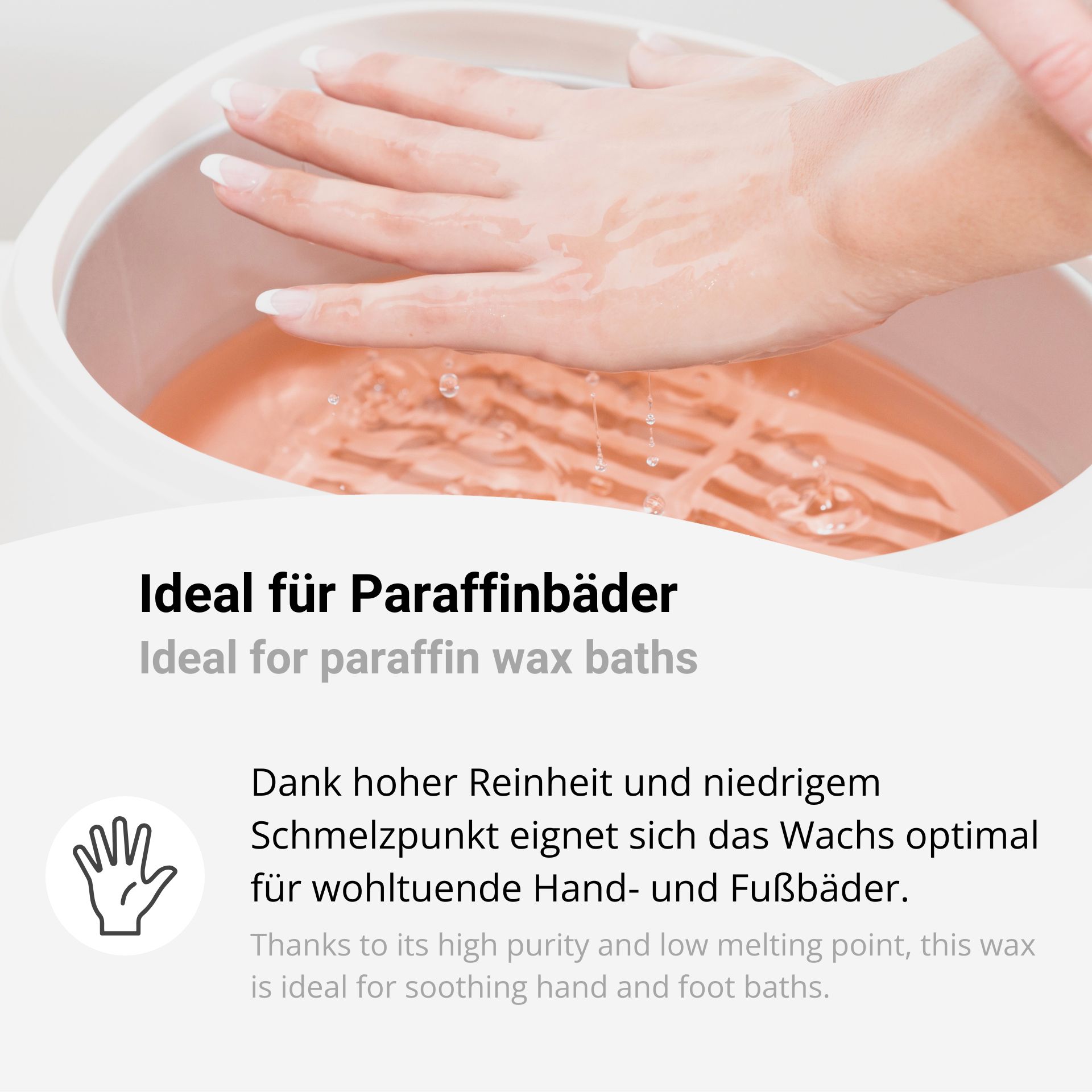 Paraffin Wax Pastilles 50–52 °C, Fully Refined, Made in Germany