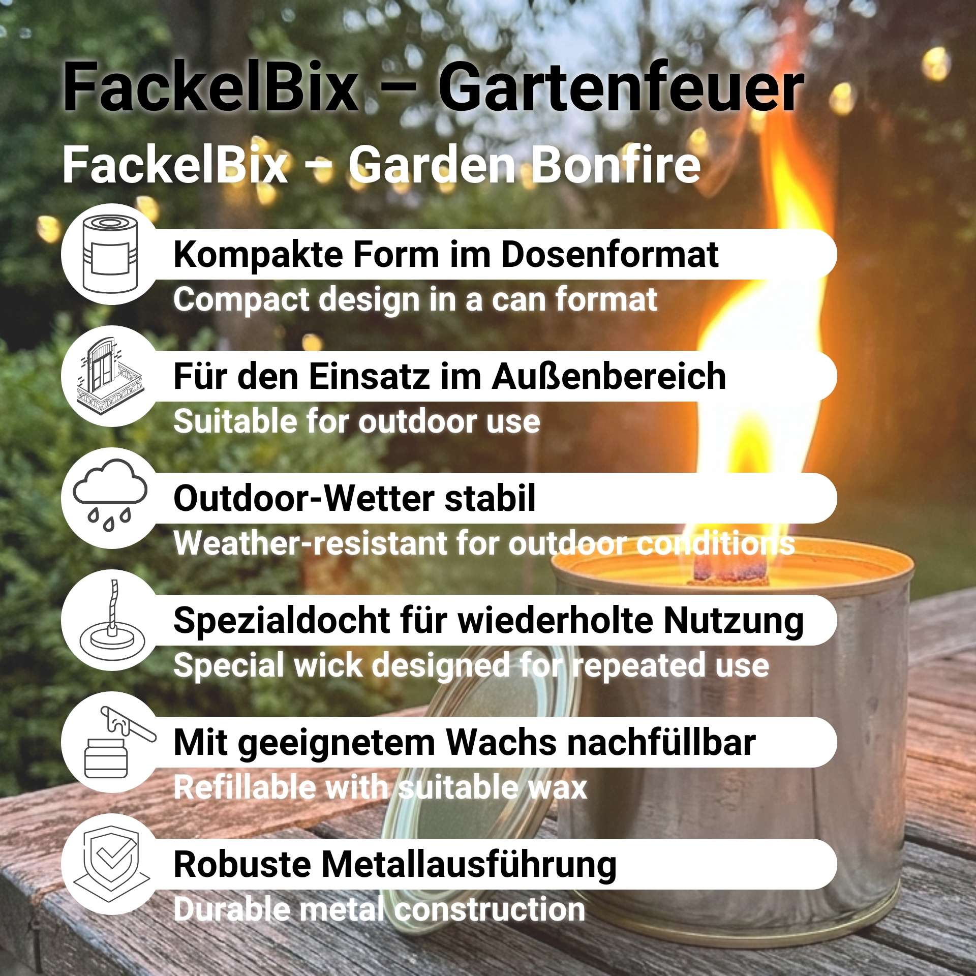 FackelBix – Garden Bonfire