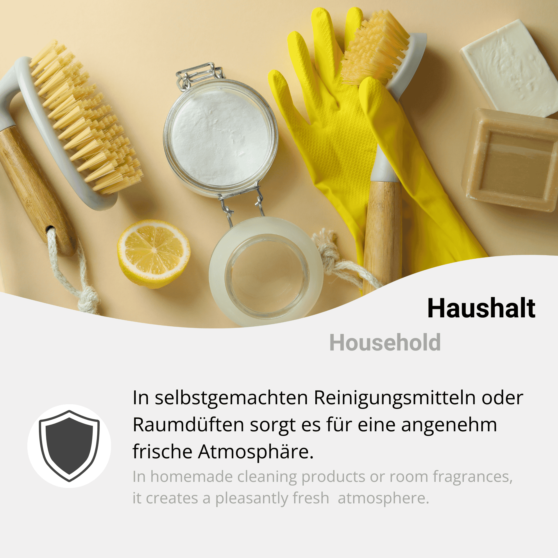 Zitronengrasöl im Haushalt