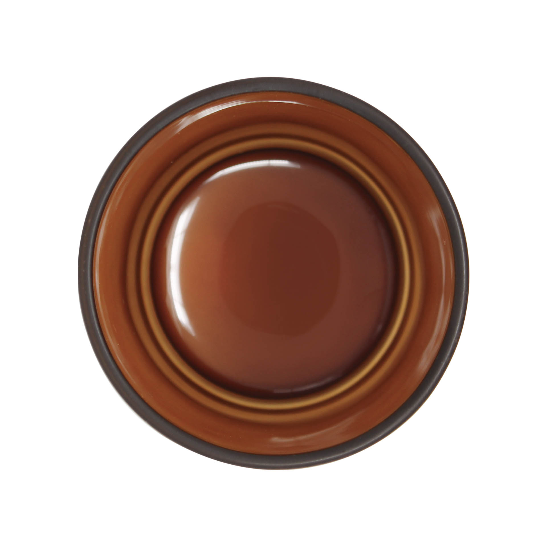 Glass Candle Jar Amber Matte 300 ml