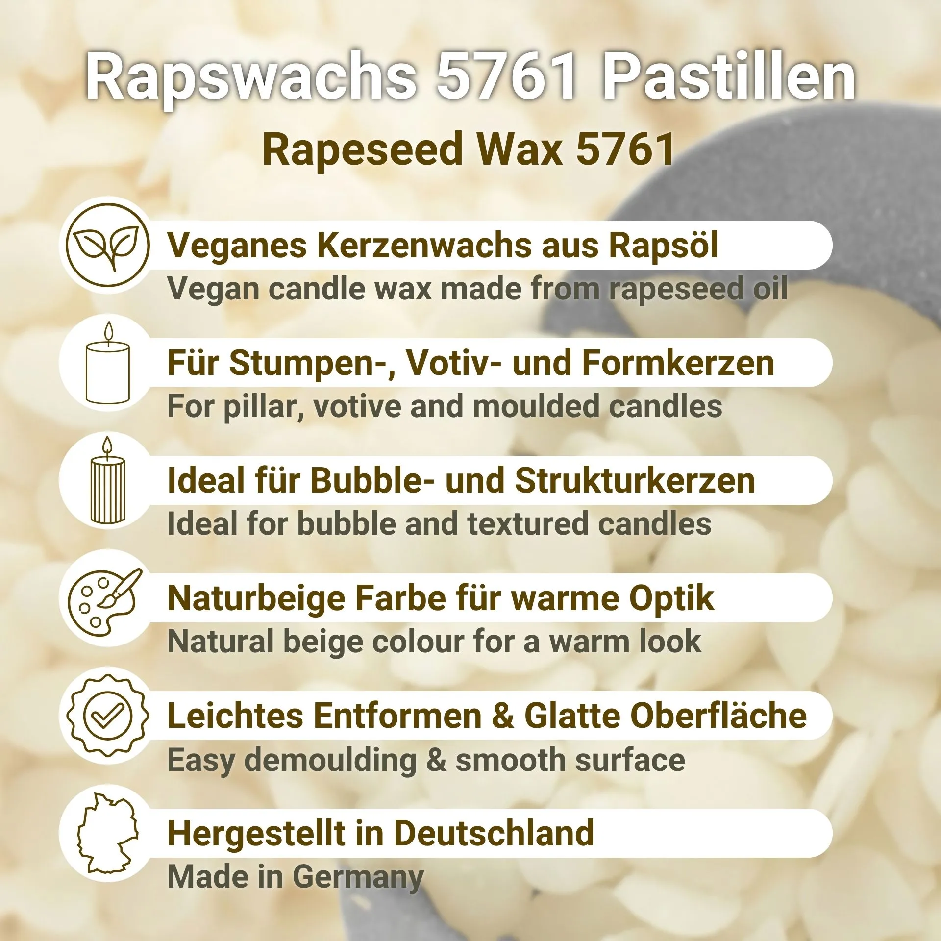 Rapswachs 5761 Pastillen