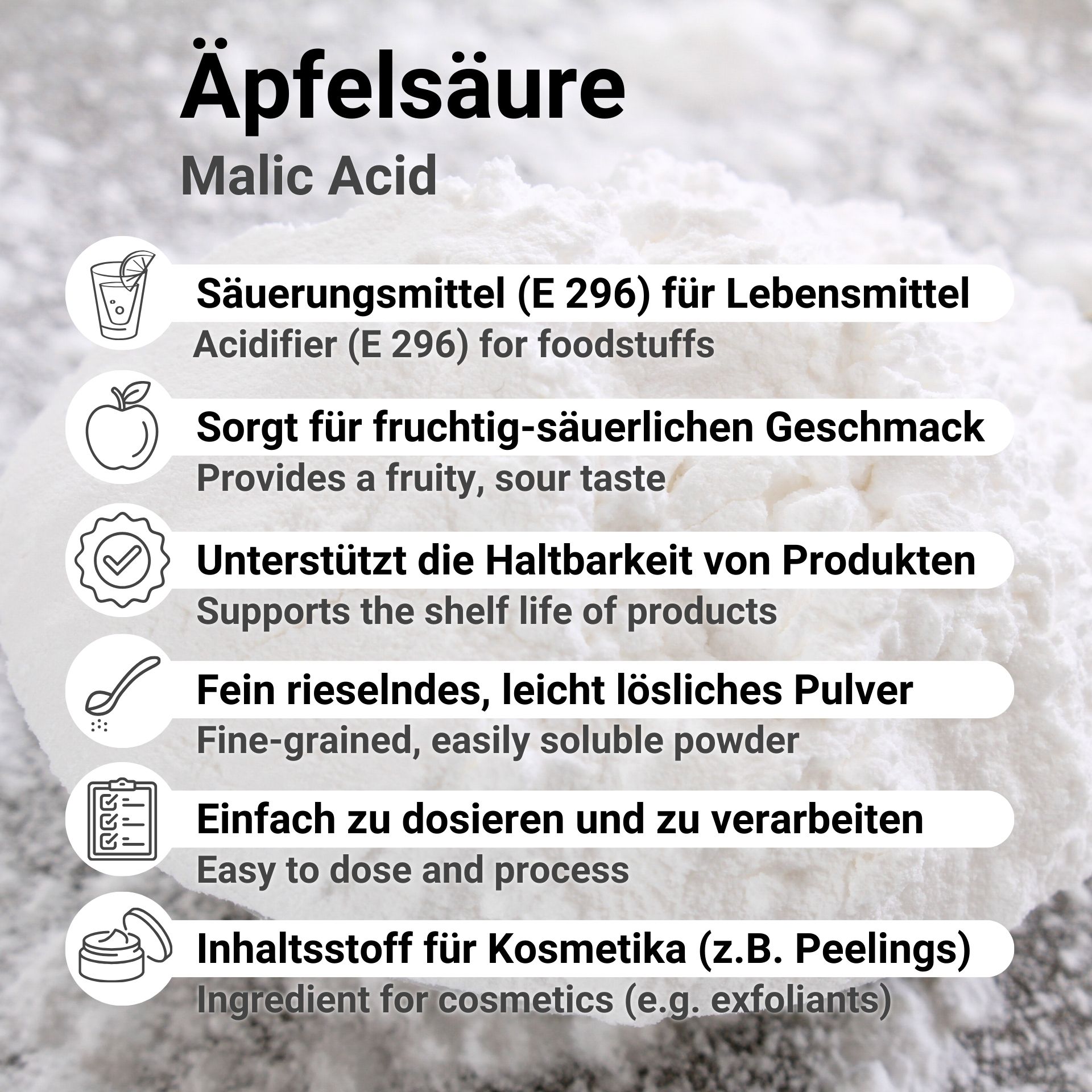 Malic Acid Food Grade