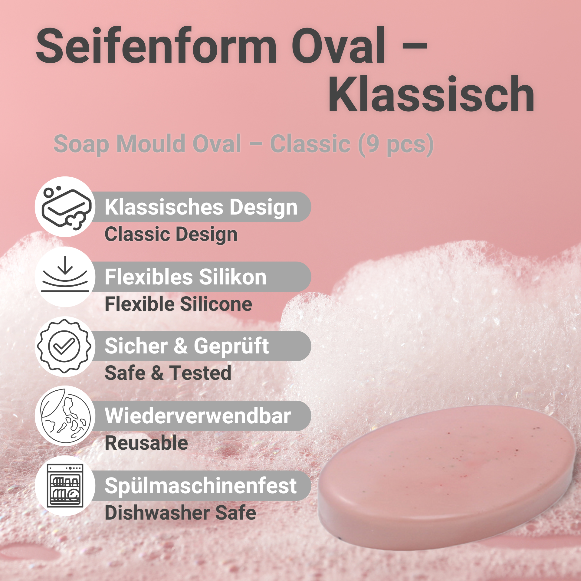 Soap Mould Oval – Classic Benefits