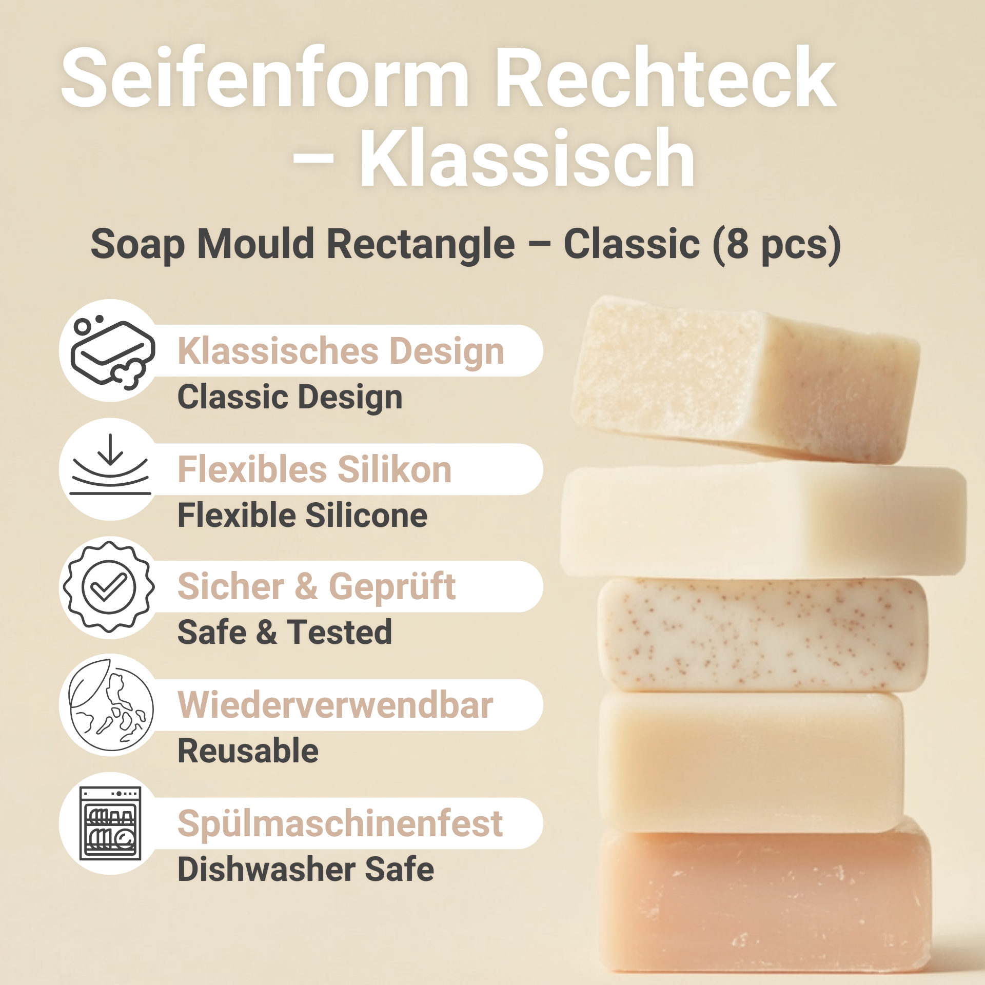 Rectangular Soap Mould – Benefits