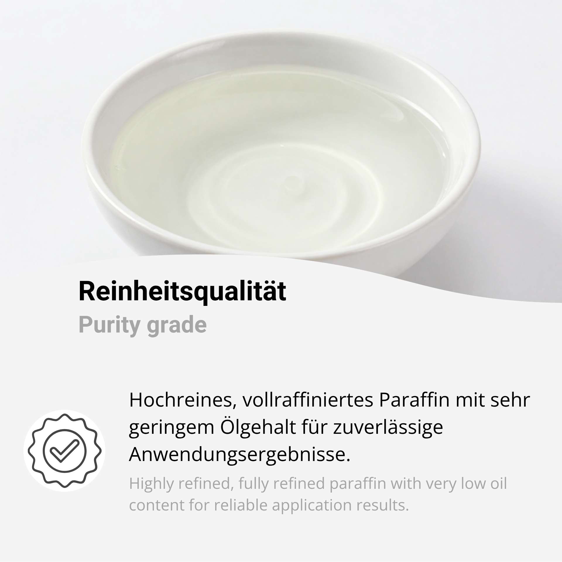 Paraffinwachs 58 - 60°C Erstarrungspunkt Pastillen Vollraffinat GER