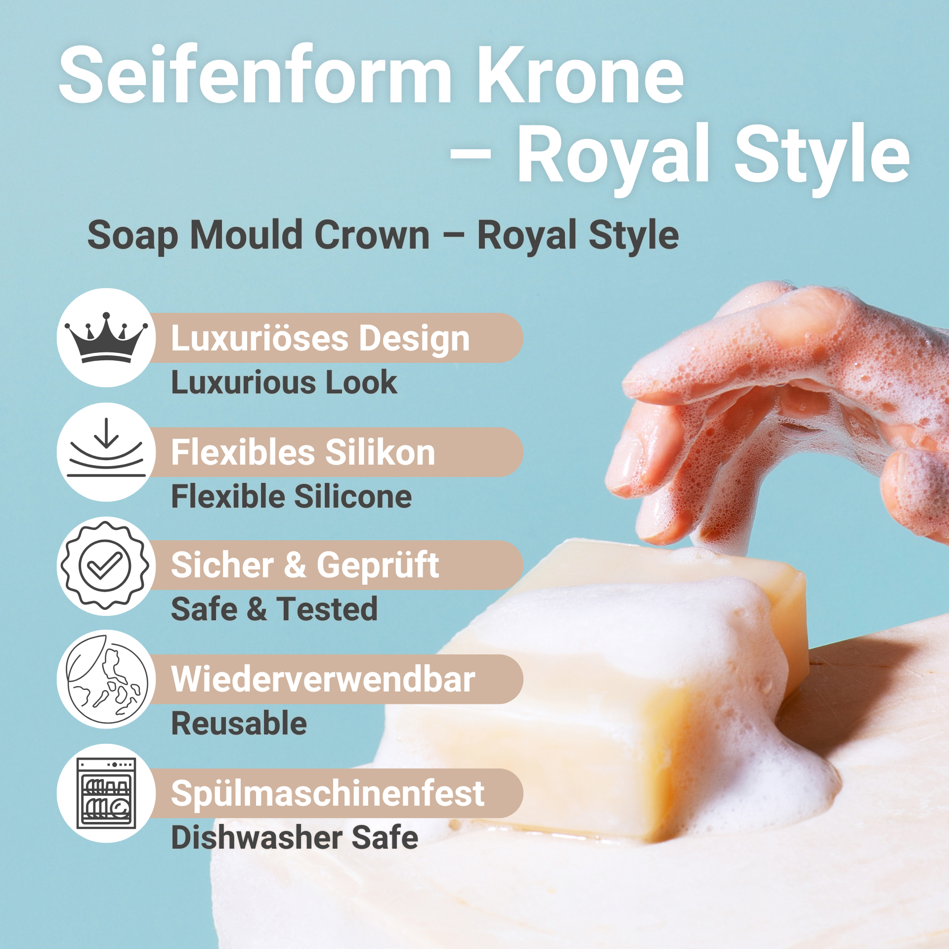 Crown Soap Mould – Benefits
