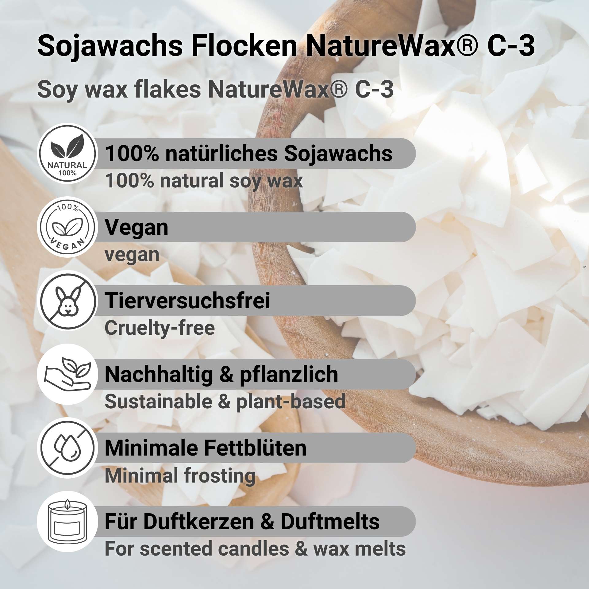 Soy Wax Flakes NatureWax® C-3