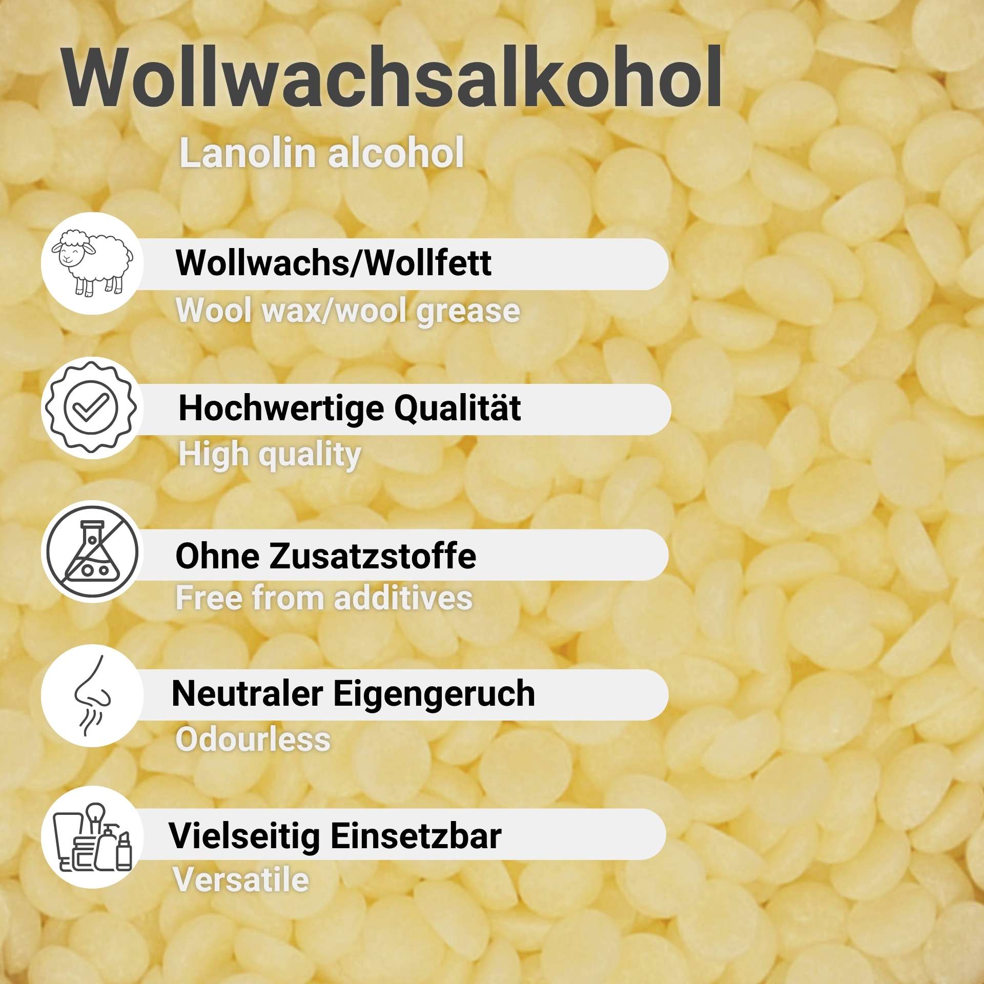 Lanolinalkohol Übersicht