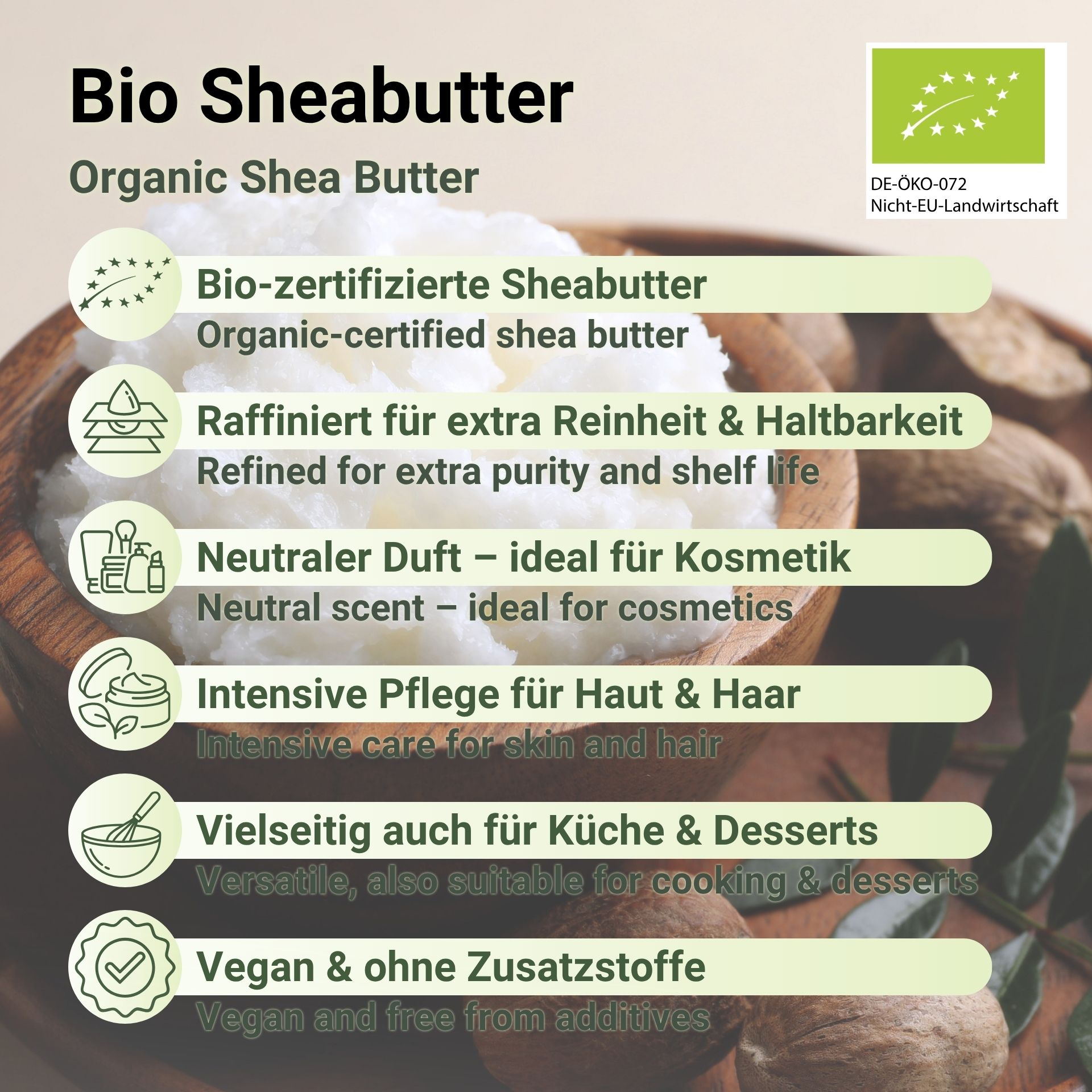 Organic Refined Shea Butter