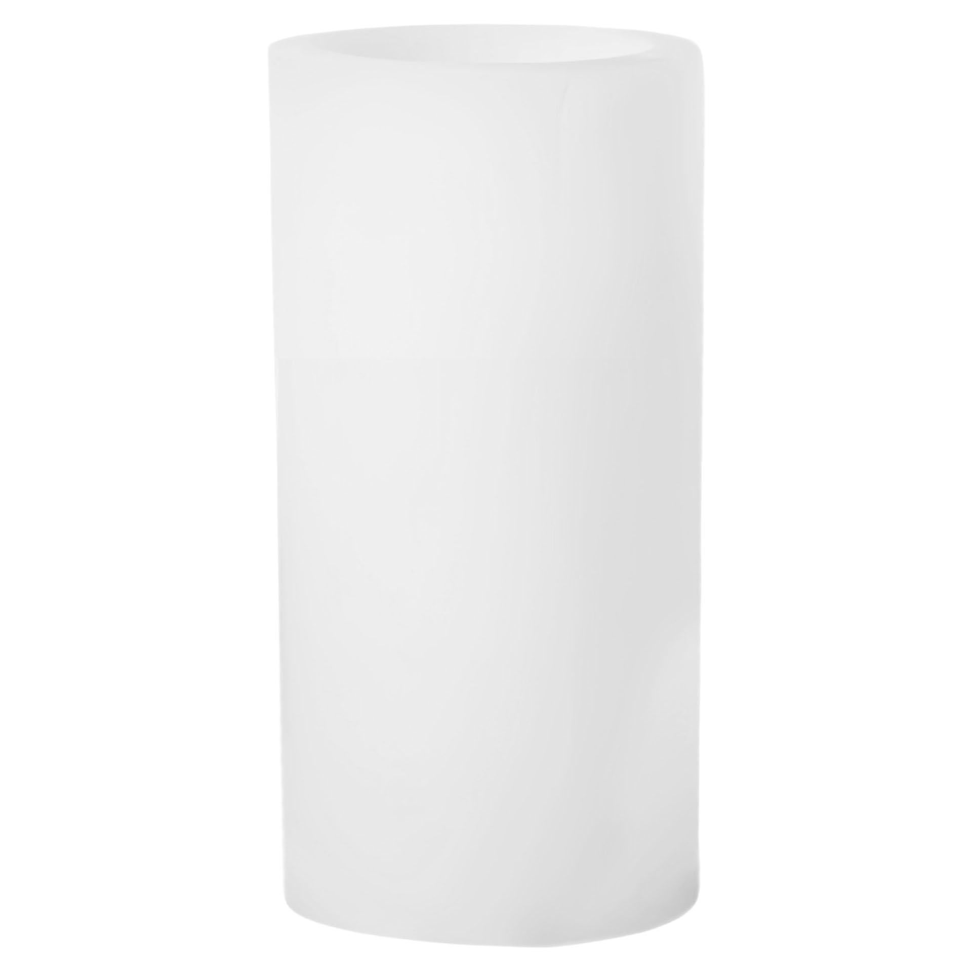 Candle mould: Fluted pillar candle (flat)