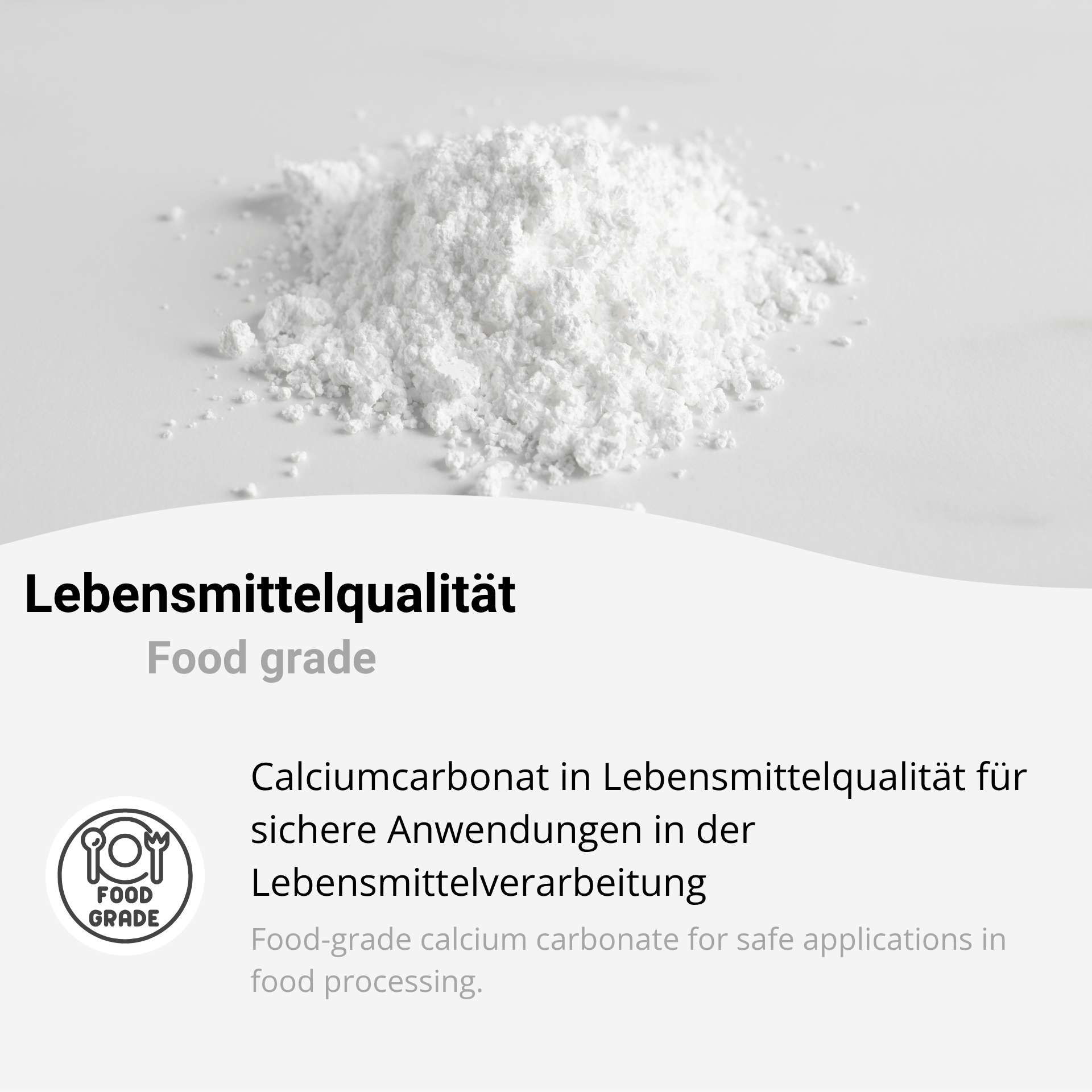 Calcium carbonate Food Grade E 170