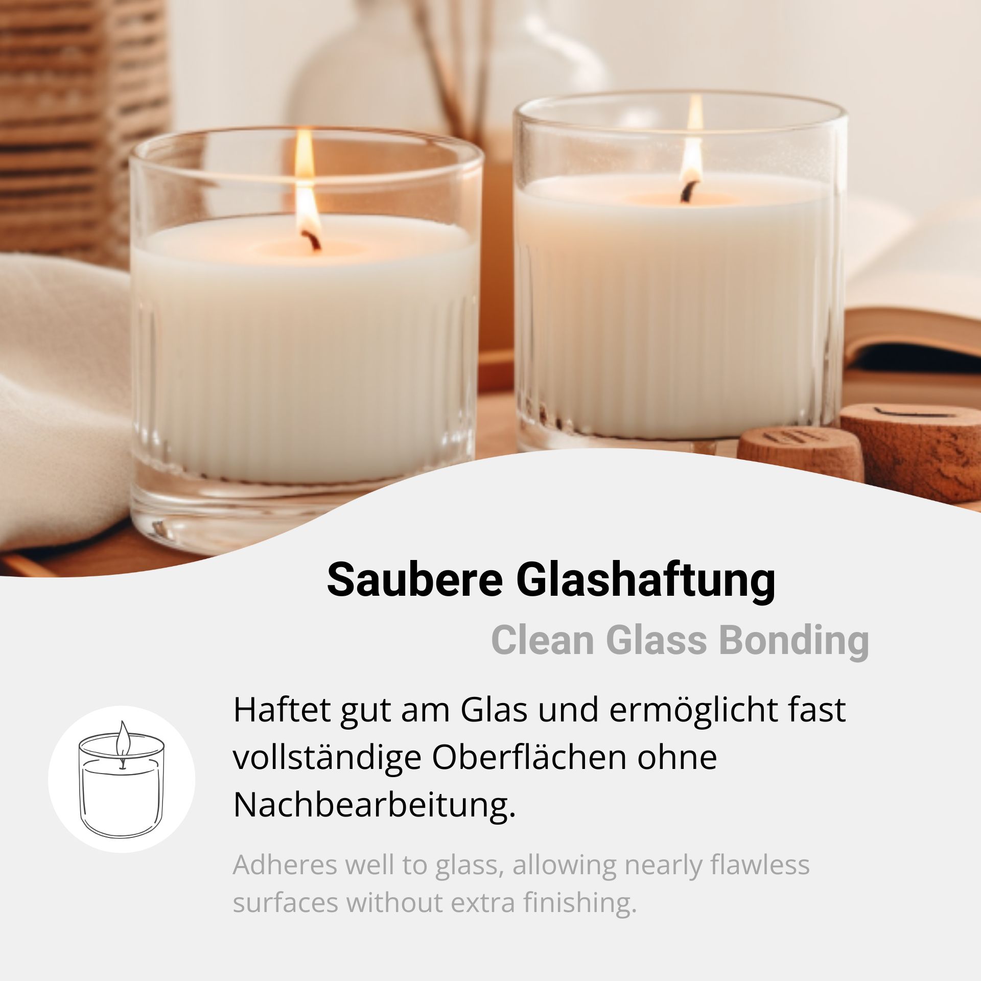 Candle Wax for Container Candles - EcoShea Container