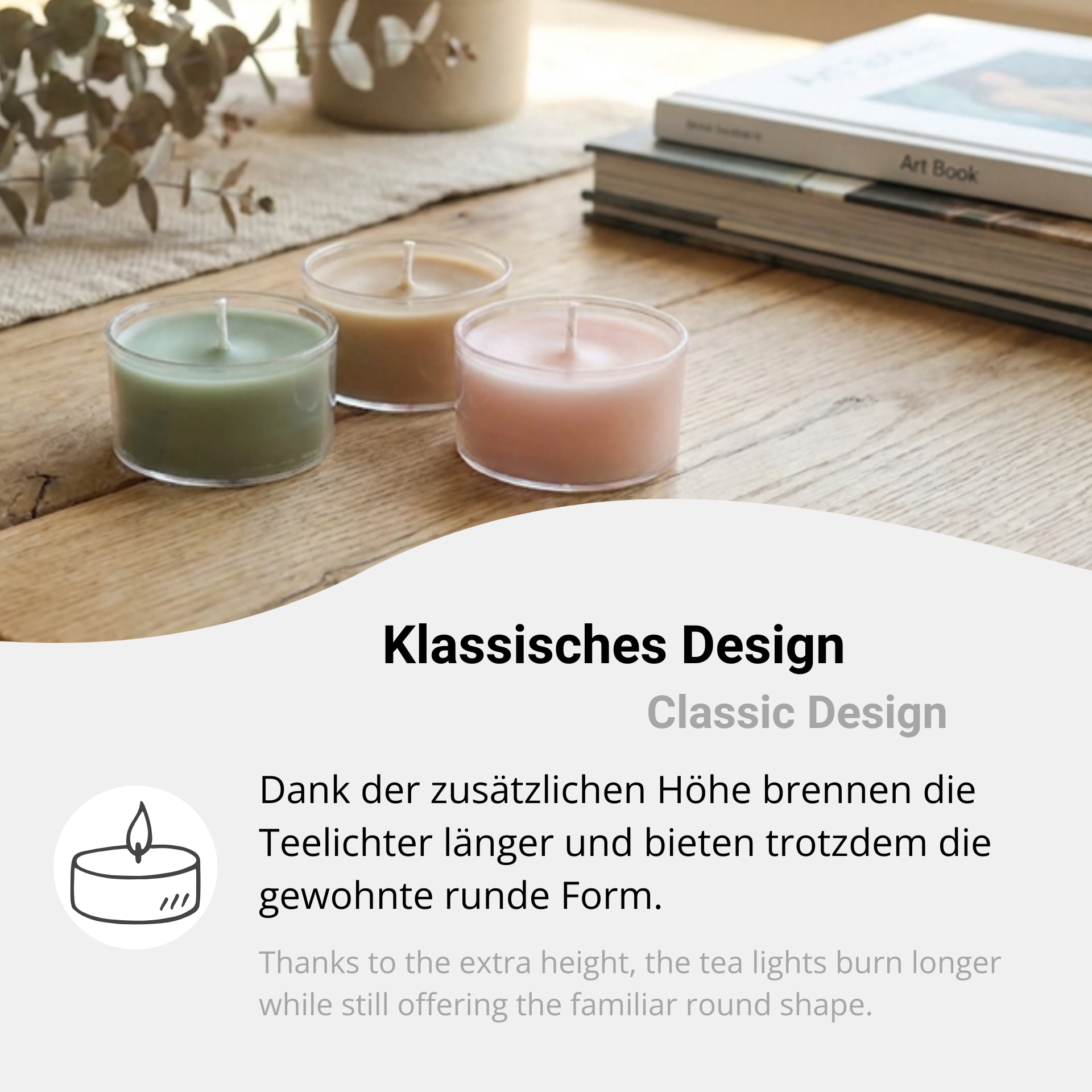 Tealight Cup – Tall (10pcs)