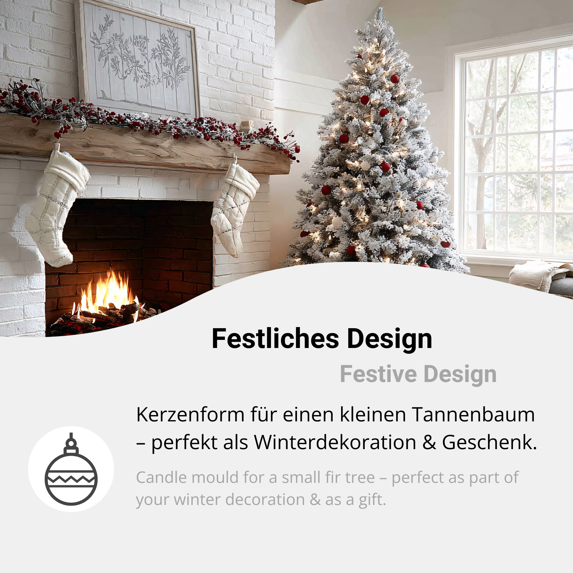 Festliches Design für kreative DIY-Kerzen