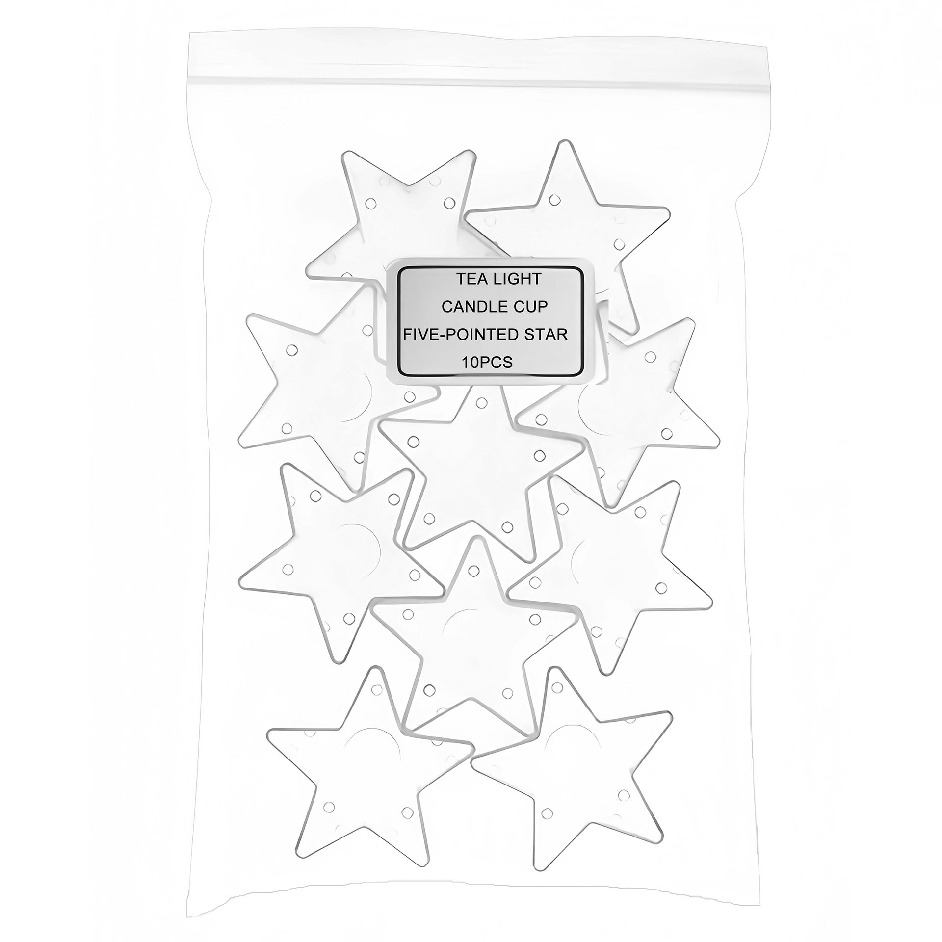 Tealight Cup – Star (10pcs)