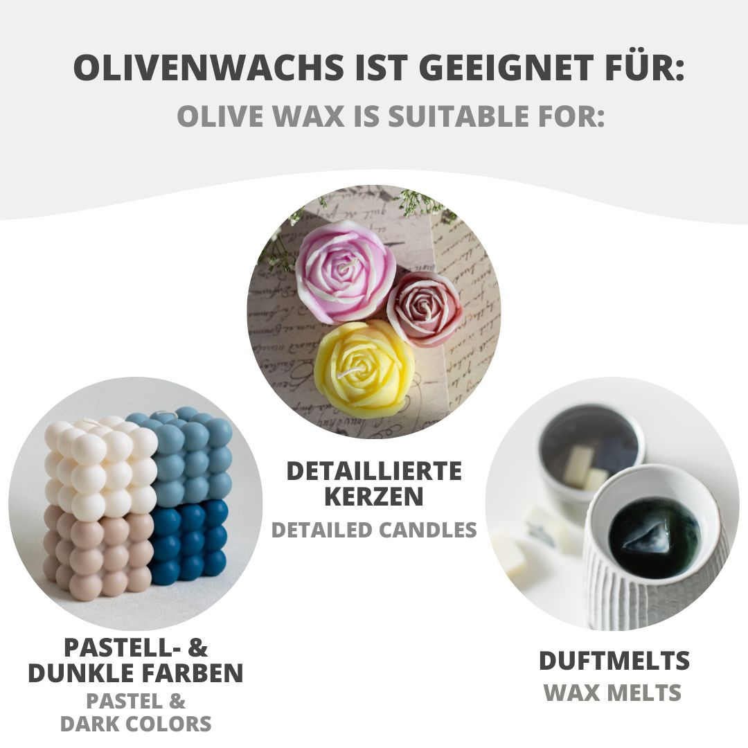 Olive Wax EcoOlive for Pillar Candles