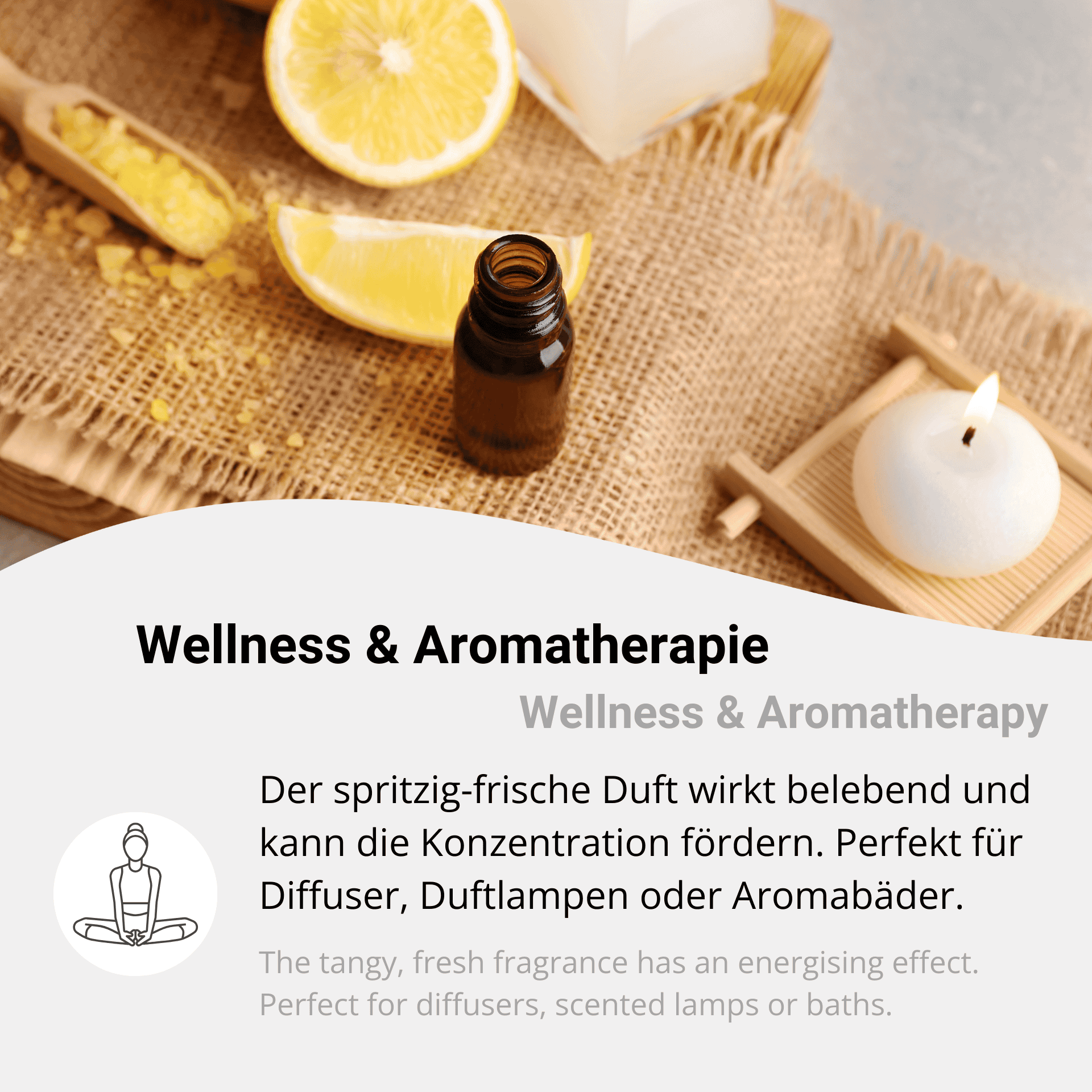 Lemon oil applications in wellness and aromatherapy