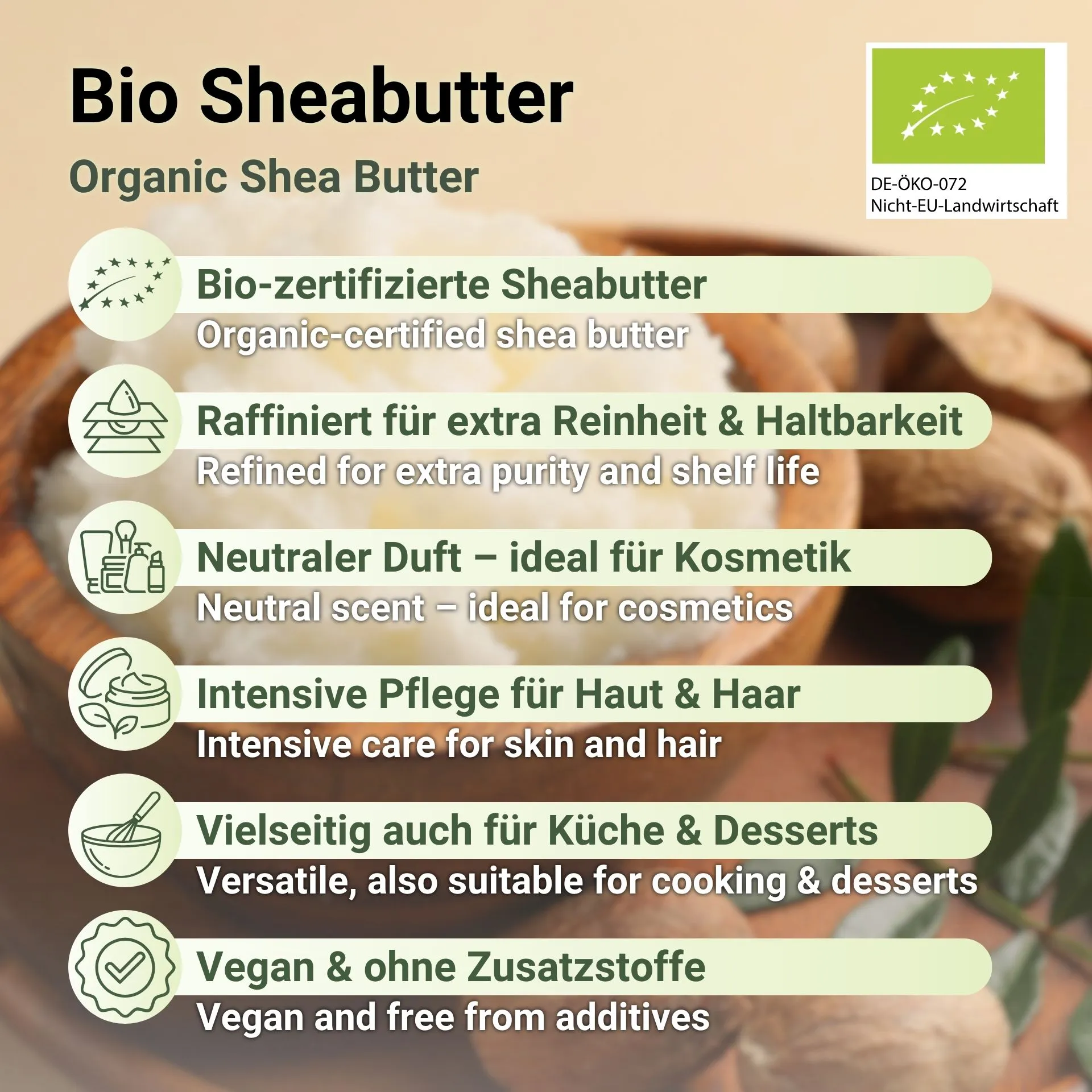 Organic Refined Shea Butter