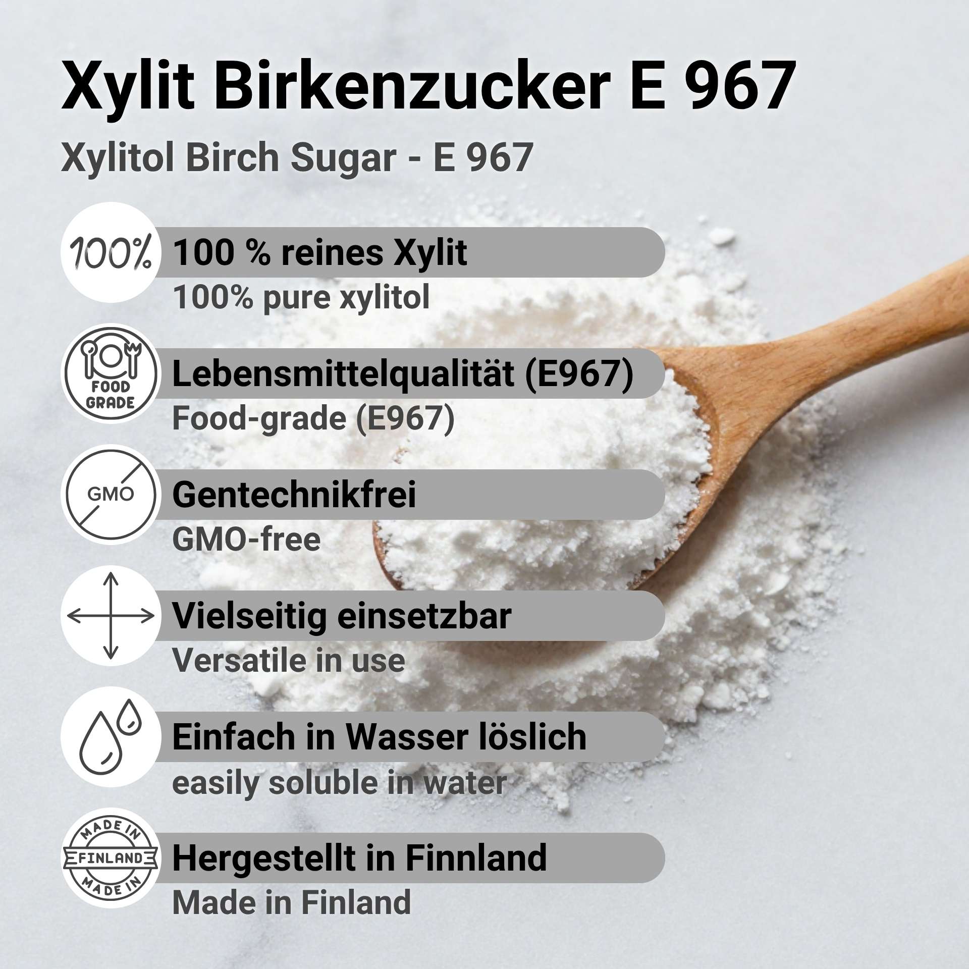 Xylitol Birch Sugar - E 967