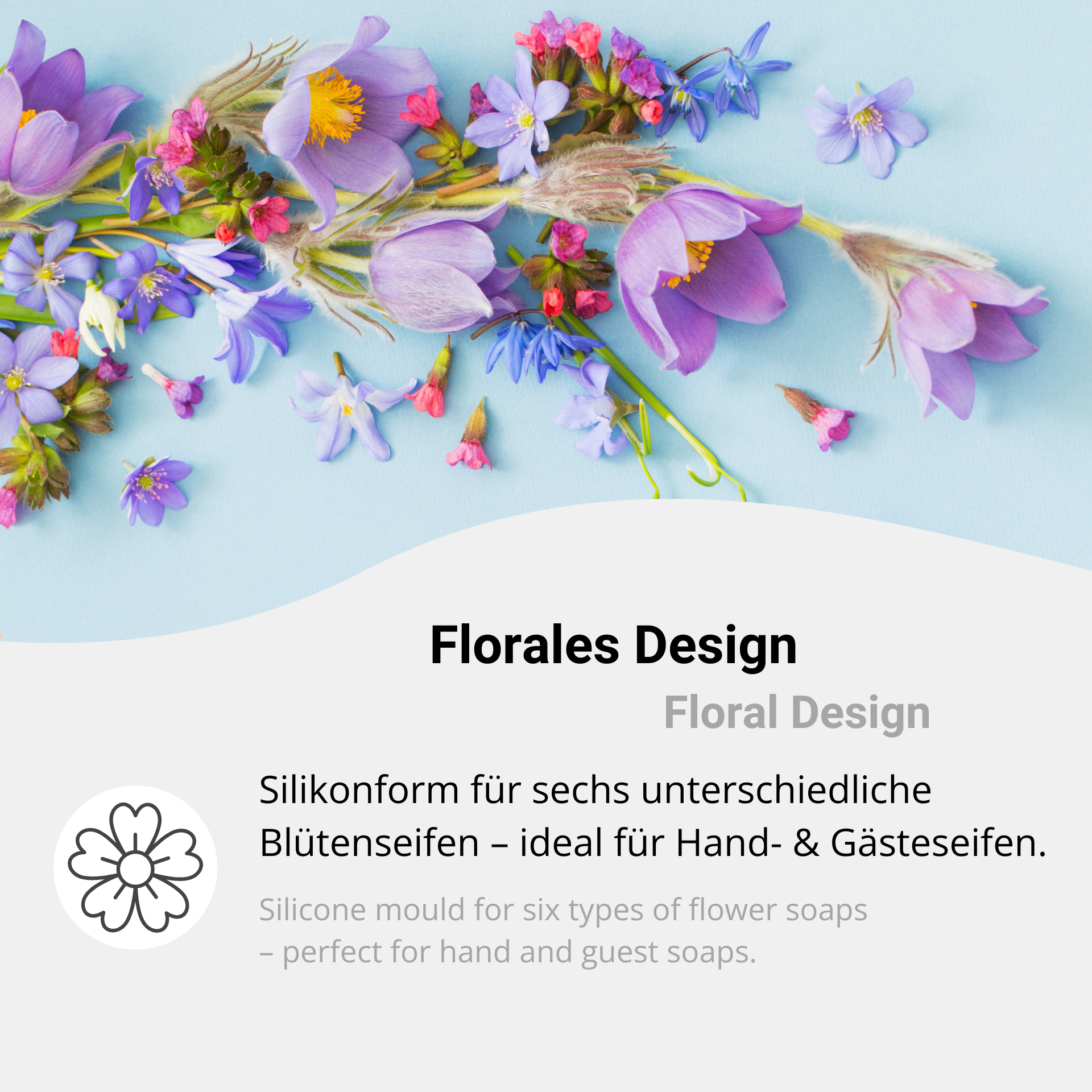 Four floral designs – creative & beautiful