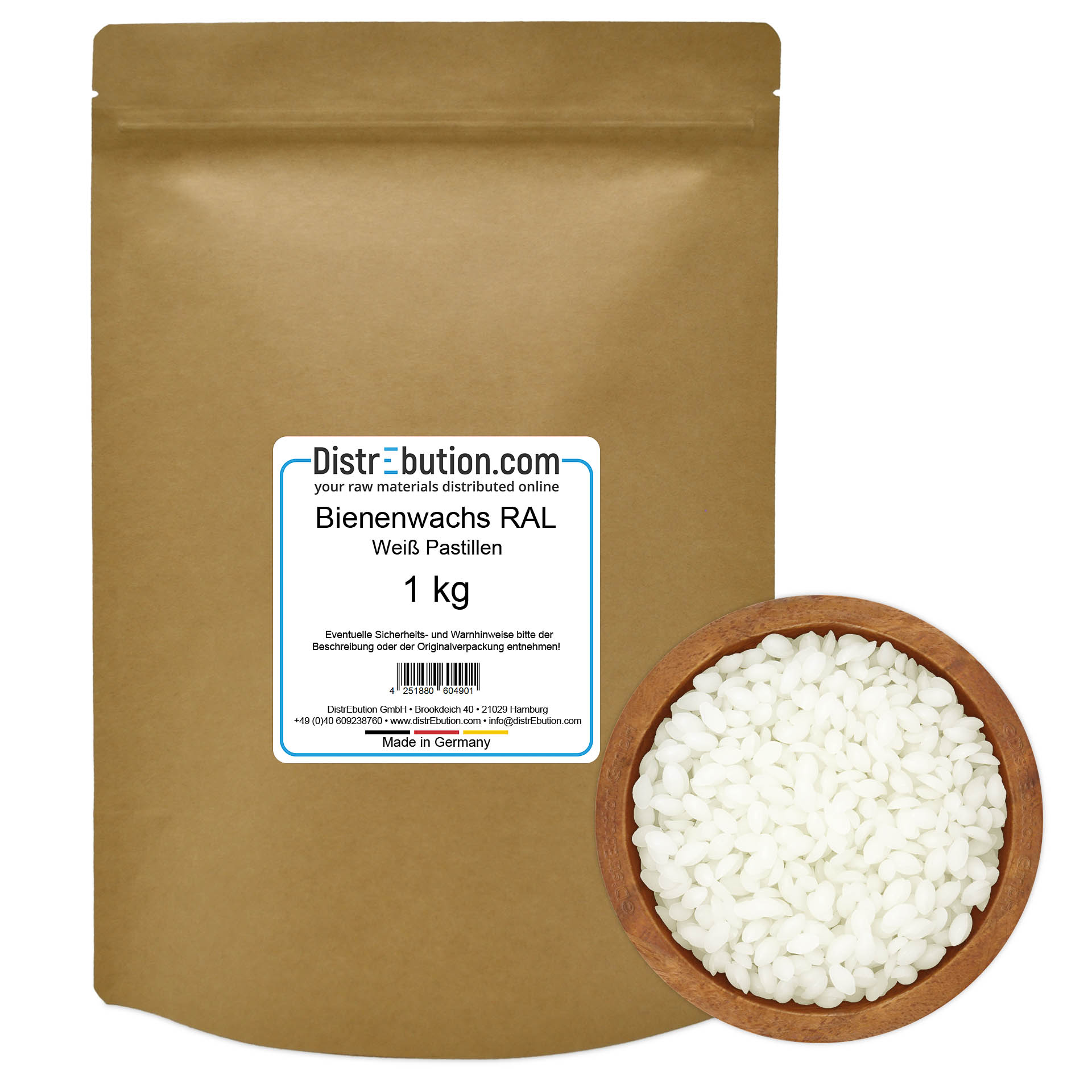 Beeswax RAL white 1 kg