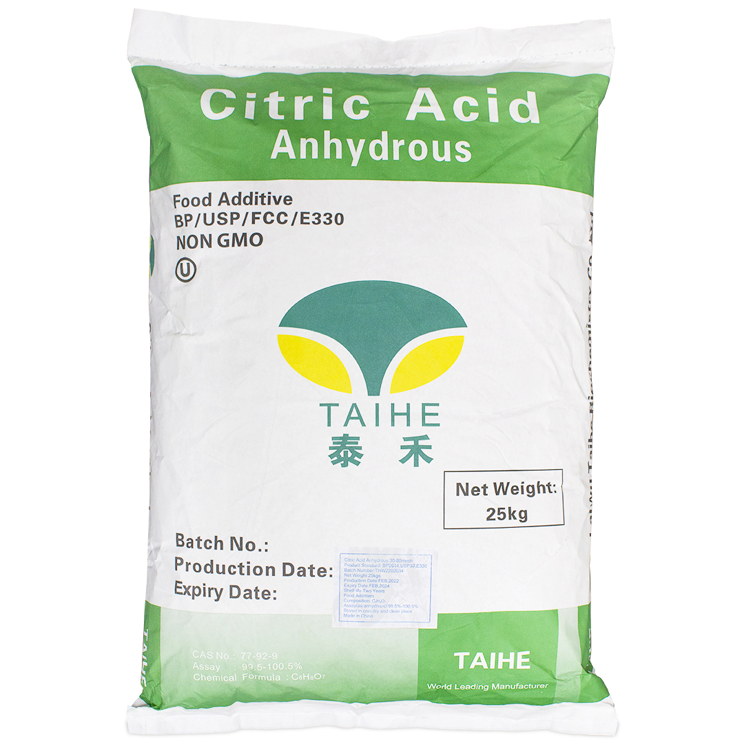 Citric Acid Anhydrous 30 - 80 mesh 25 kg