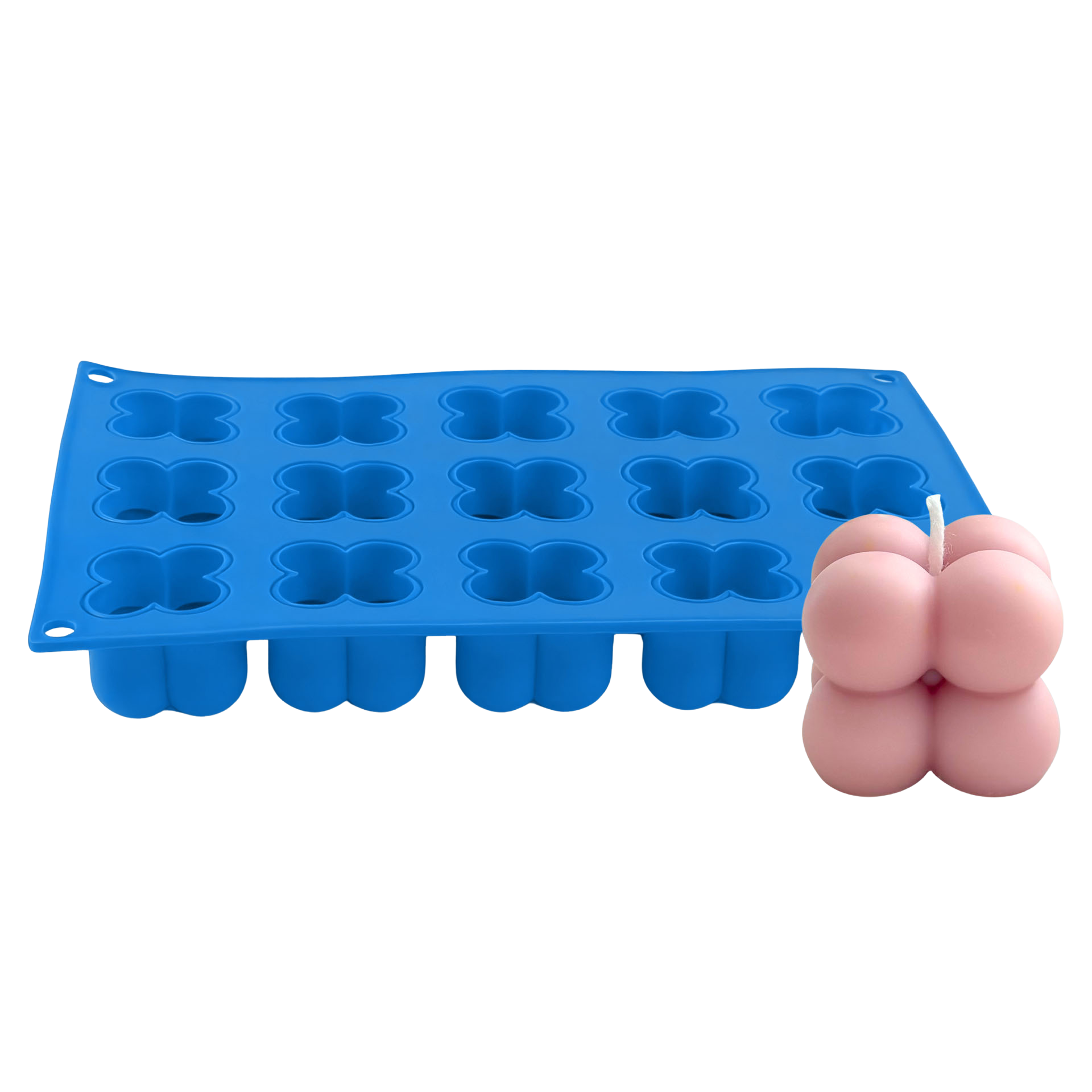 Candle Mould – Small Bubble Cube (15-cavity)