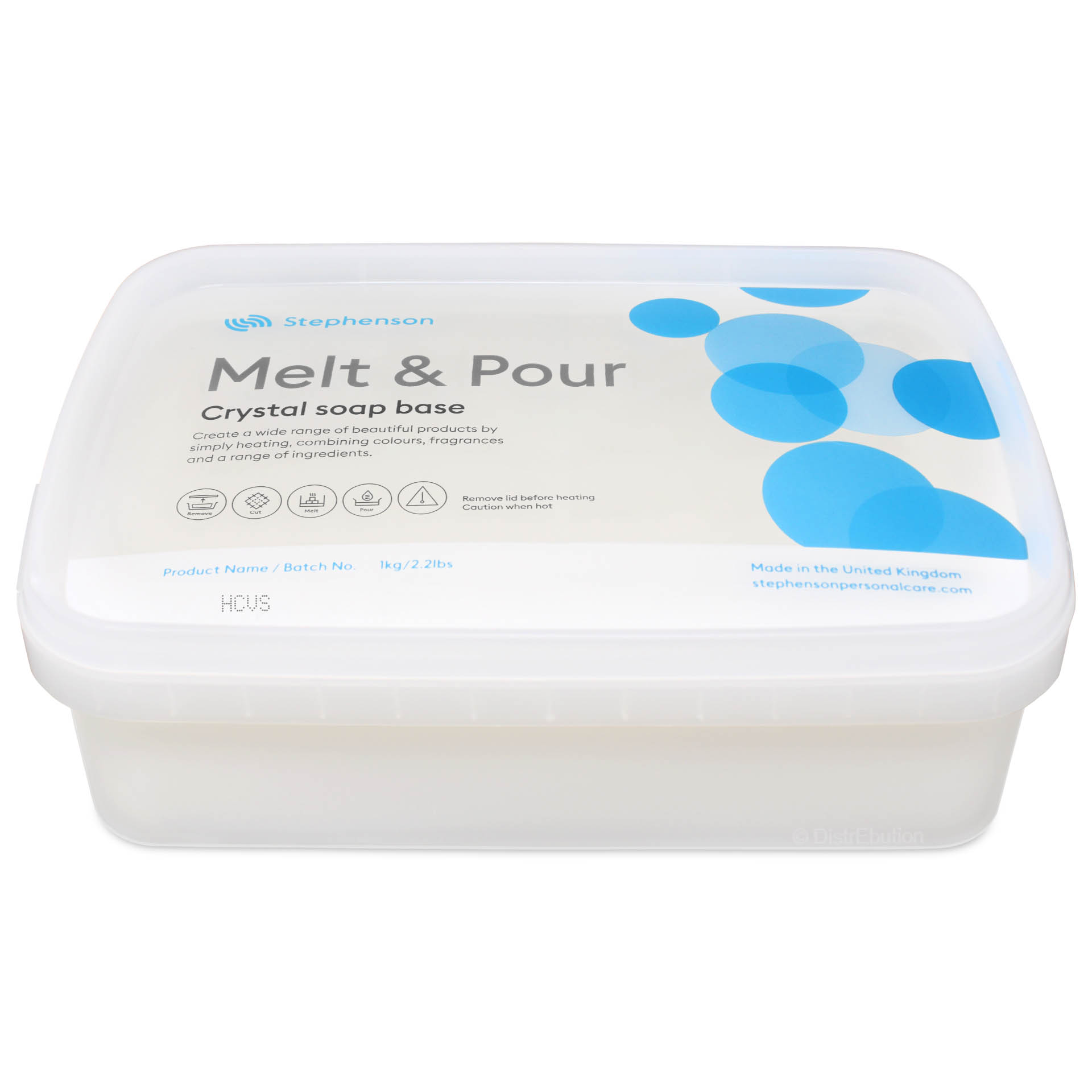 Glycerine Melt and Pour Soap Base – Clear (Vanillin-Stable)
