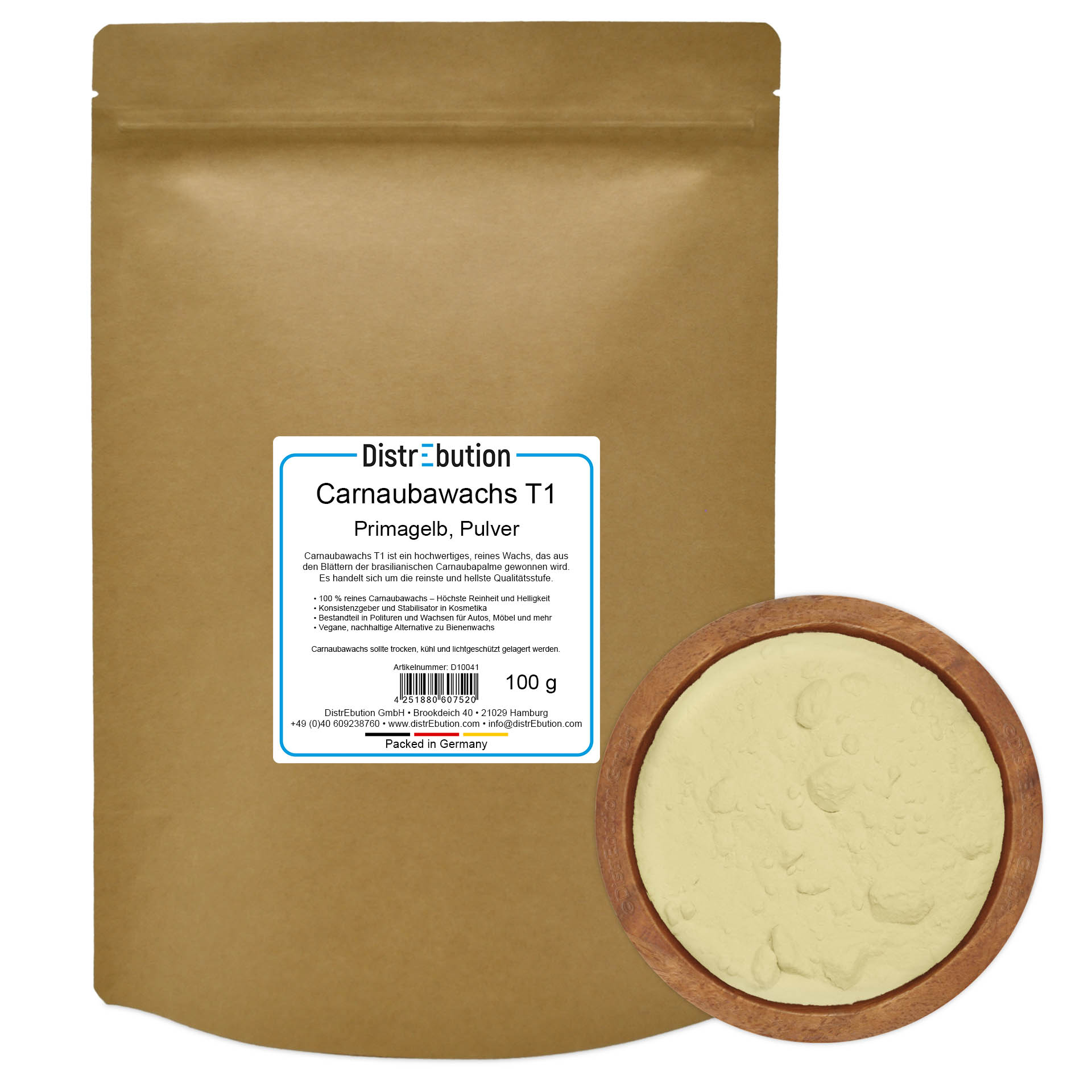 Carnauba Wax T1 Prime Yellow Powder