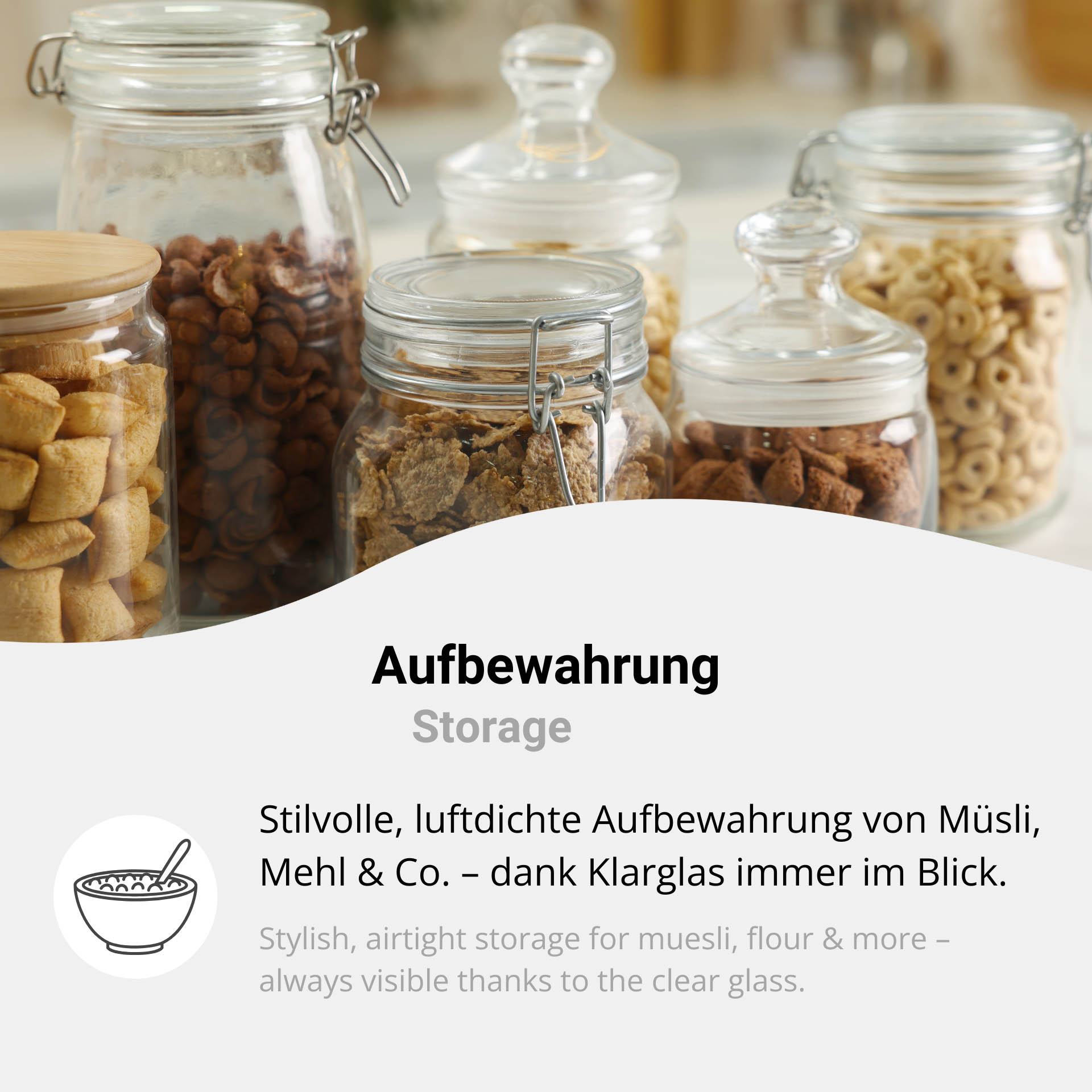 Einmachglas Bügelglas 1500 ml