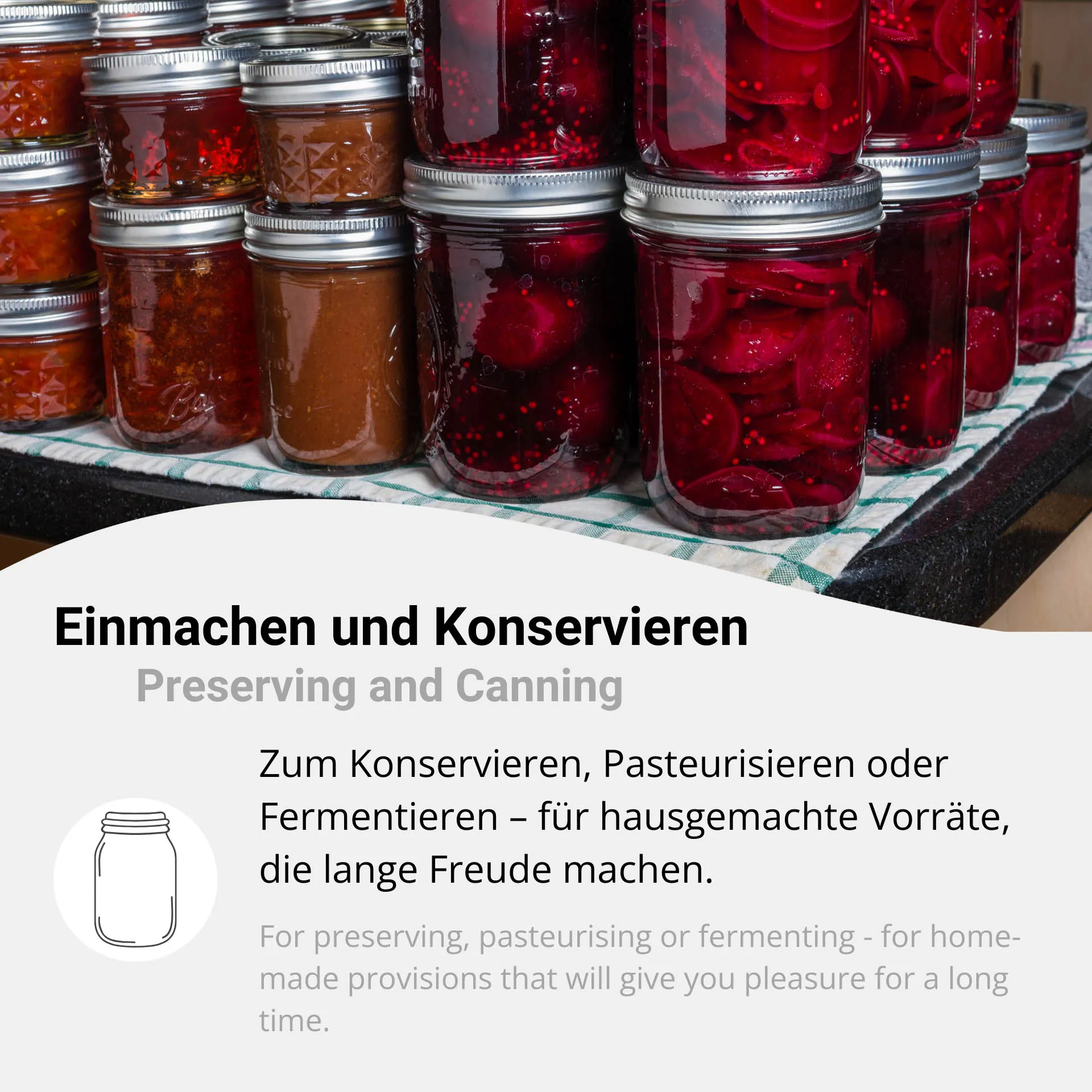 Mason Jar 1000 ml