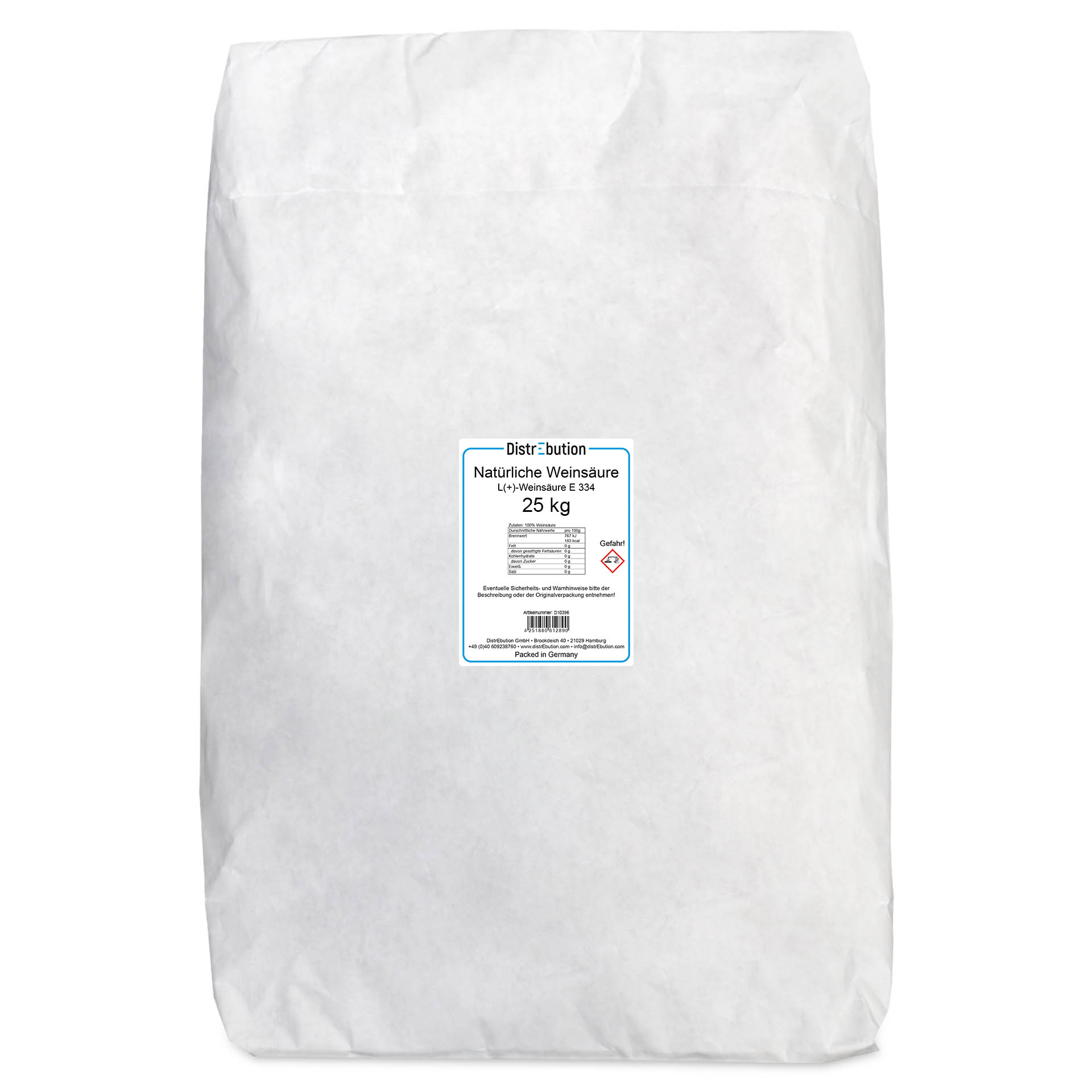 Tartaric Acid Natural Food Grade 25 kg