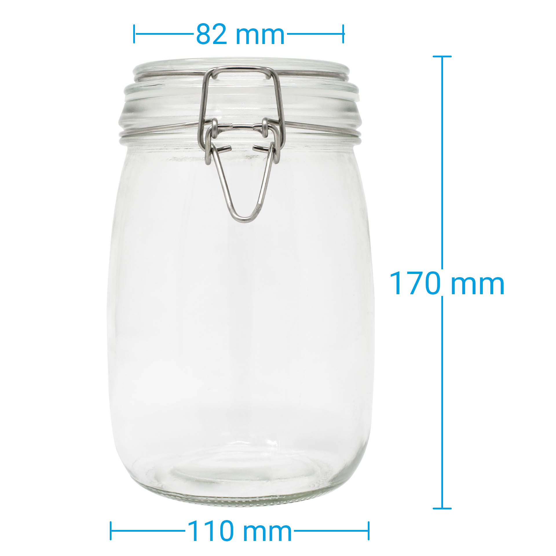 Einmachglas Bügelglas 1000 ml