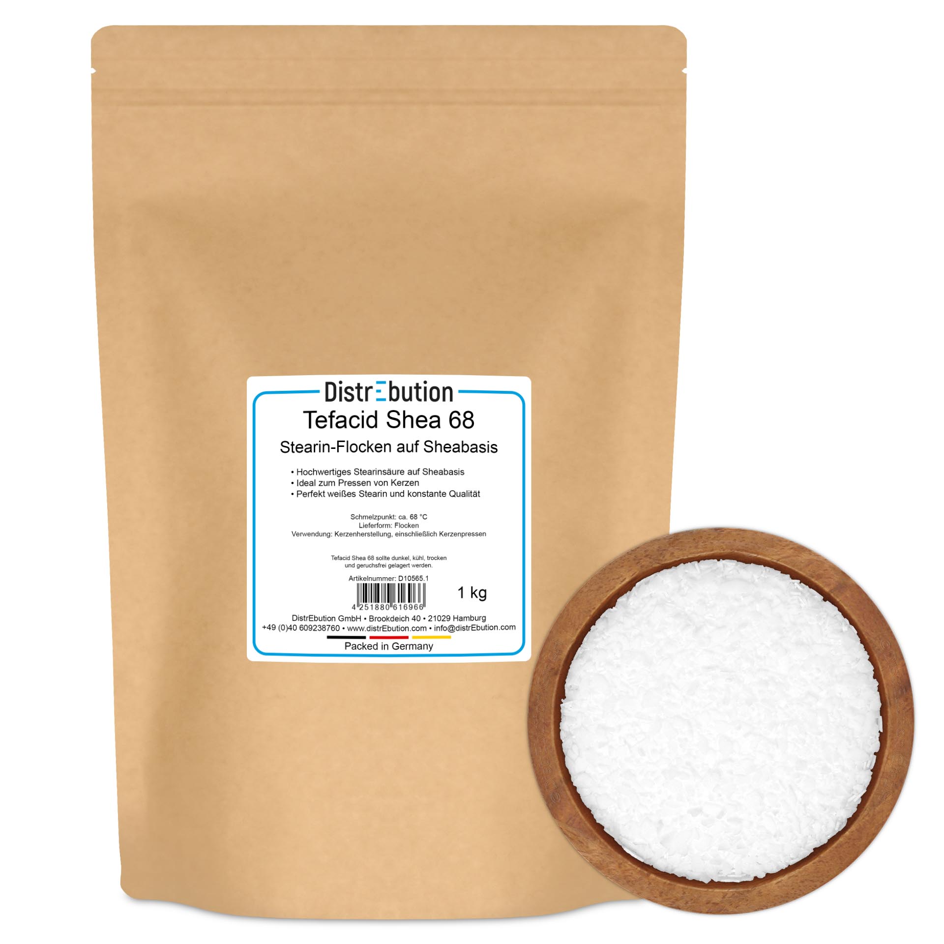 Tefacid Shea 68 Shea-Based Stearin Flakes