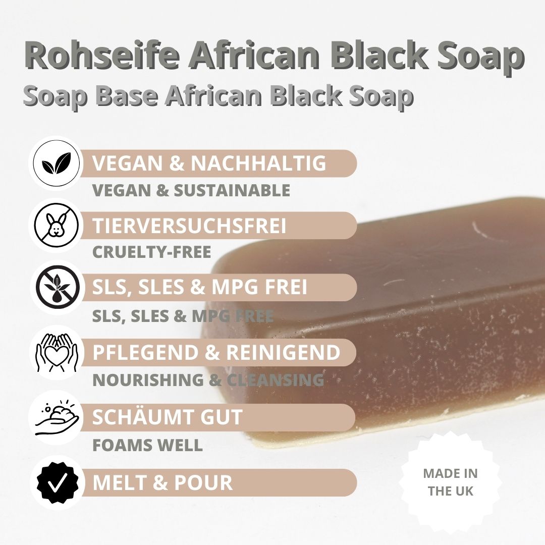 Melt and Pour African Black Soap Base
