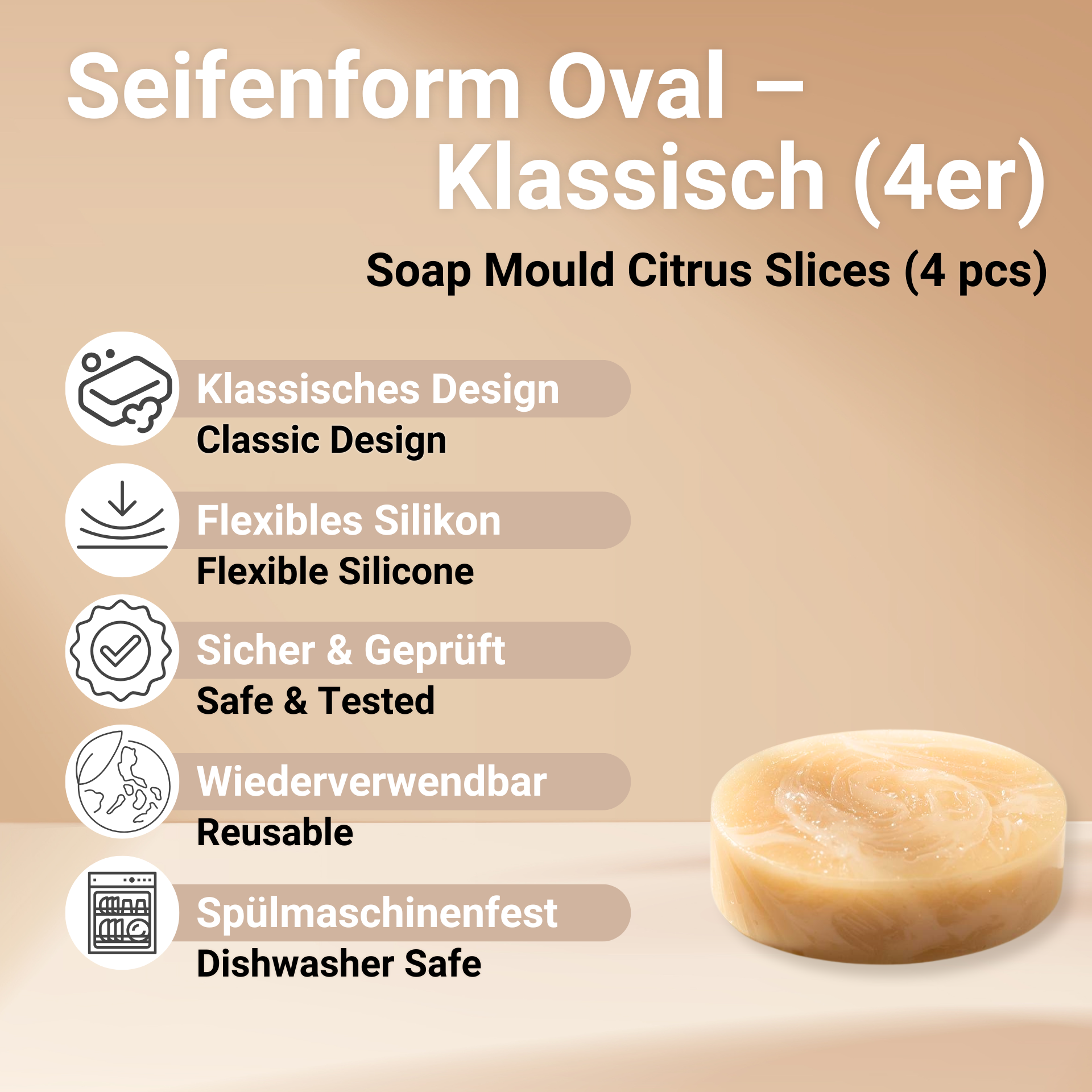 Soap Mould Oval – Classic Benefits