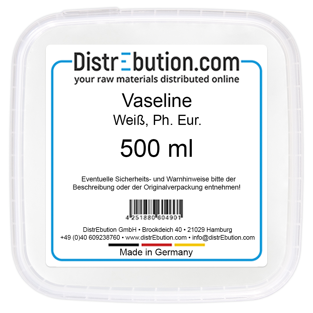 500 ml Vaseline Box weiß Ph. Eur. von oben