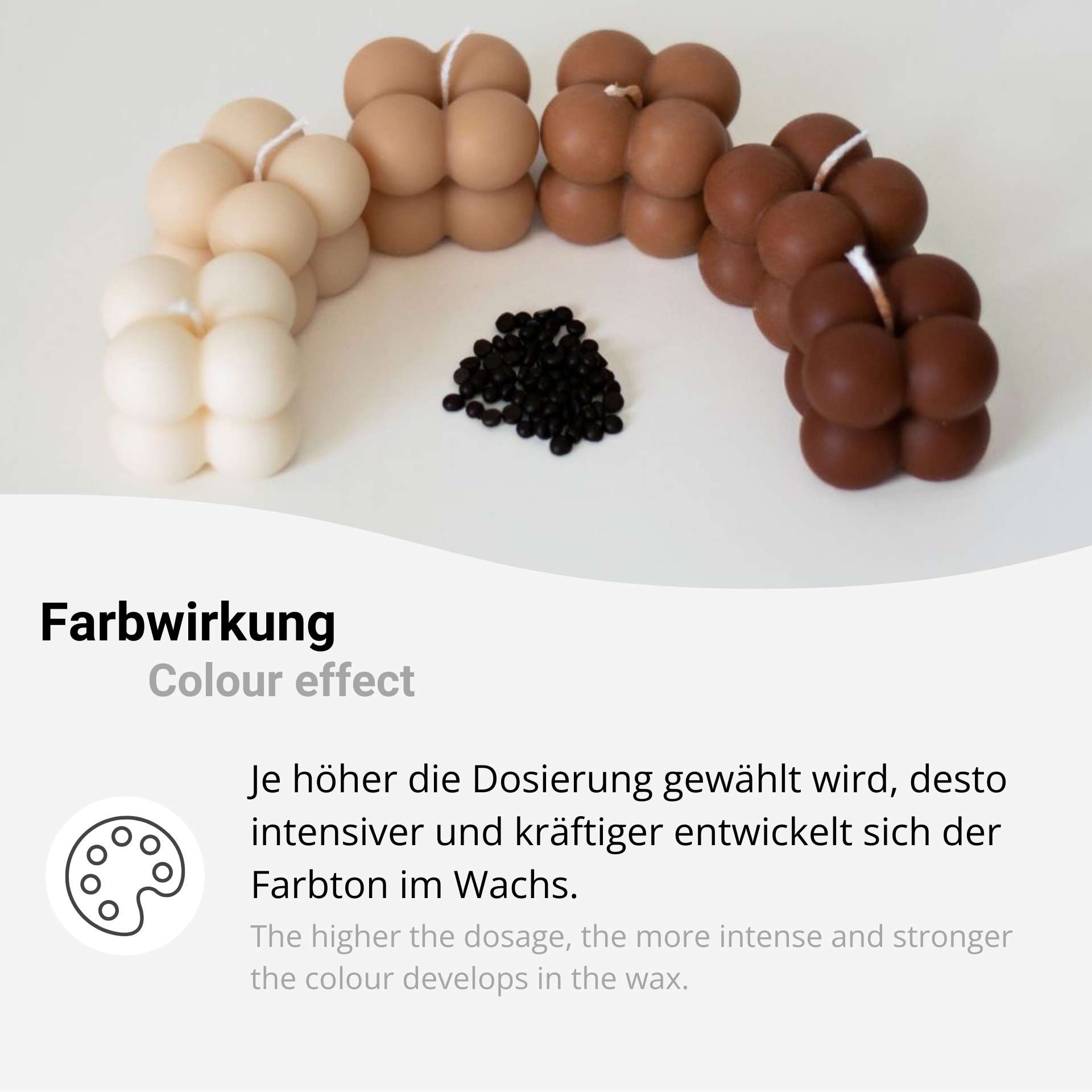 Highly Concentrated Candle Dye Pellets for Wax Colouring (2804)