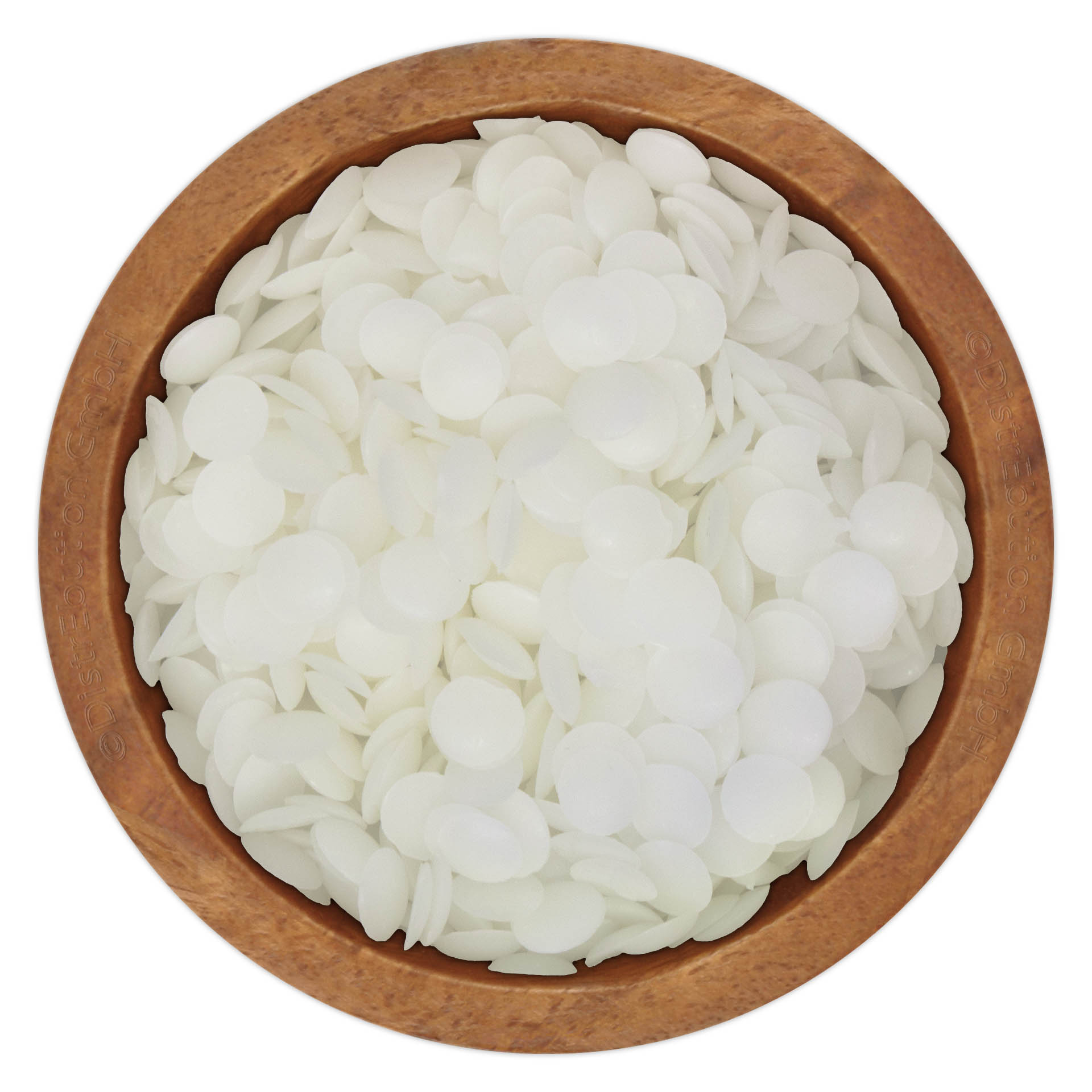Beeswax Ph. Eur. Cera alba white pastilles bowl