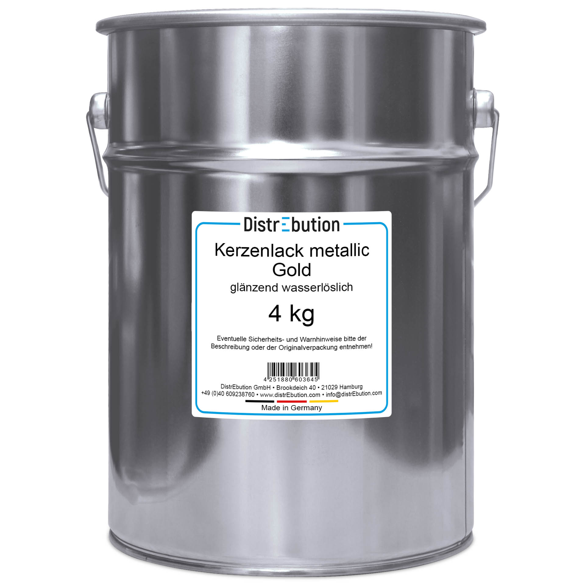 Candle Lacquer Metallic Glossy Water Soluble Gold 4 kg