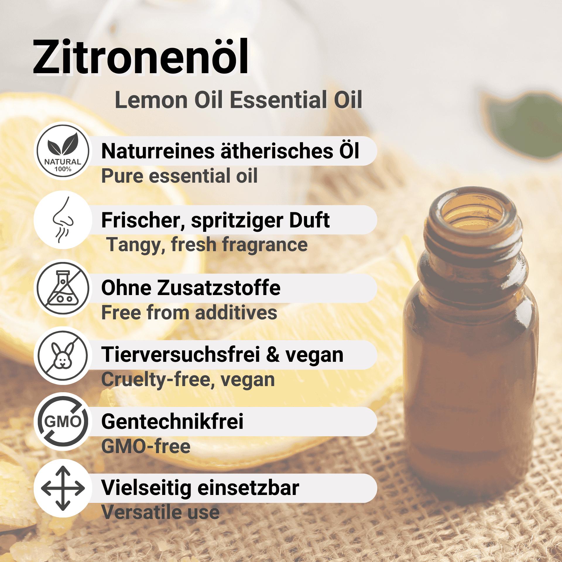 Vorteile Zitronenöl