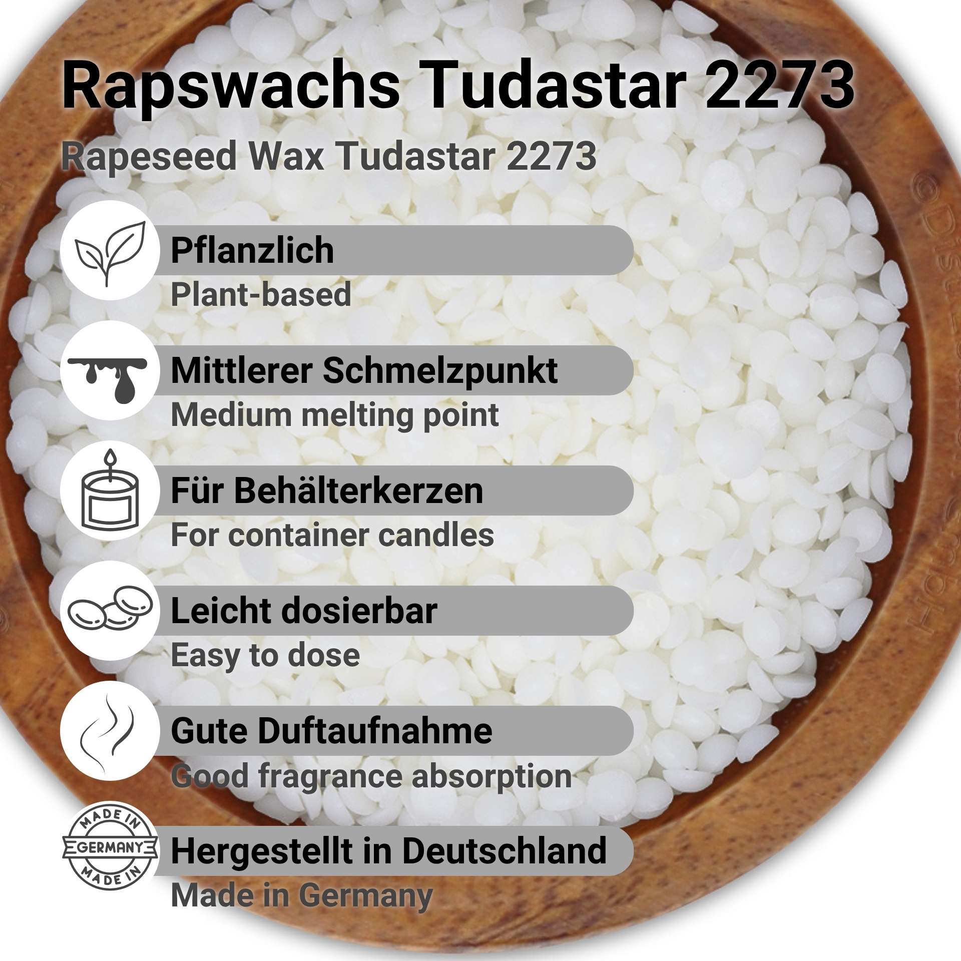Rapeseed Wax Tudastar 2273
