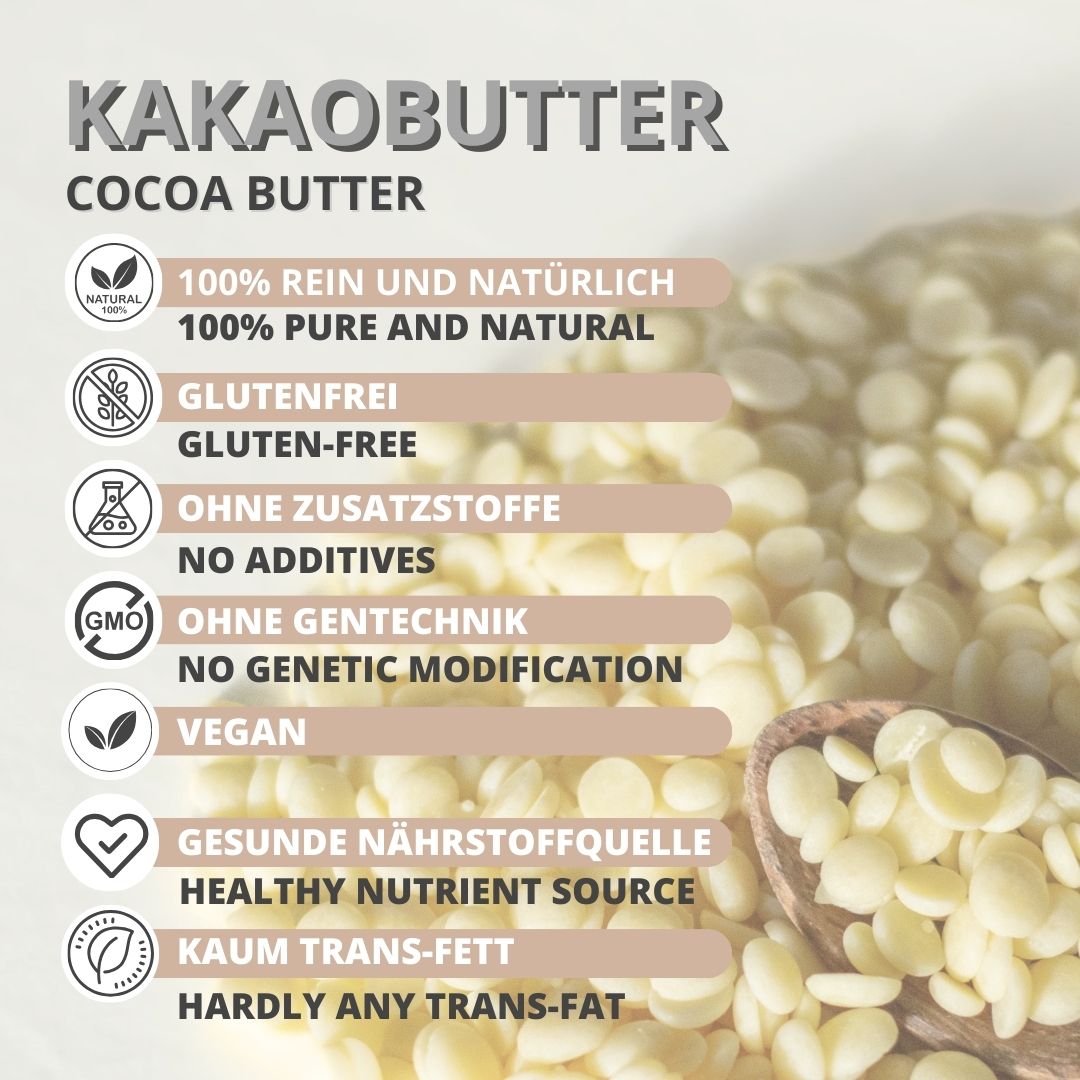 Cocoa Butter Pastilles Food Grade